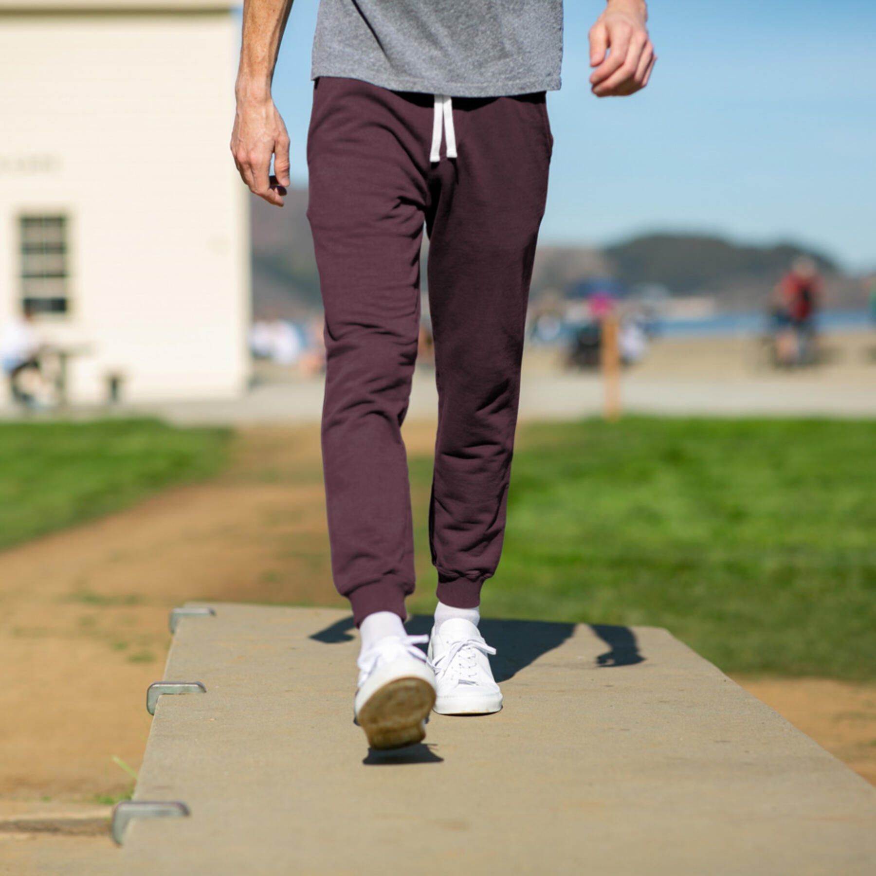 gustin sweatpants 3 pack (grey, oxblood, olive drab)
