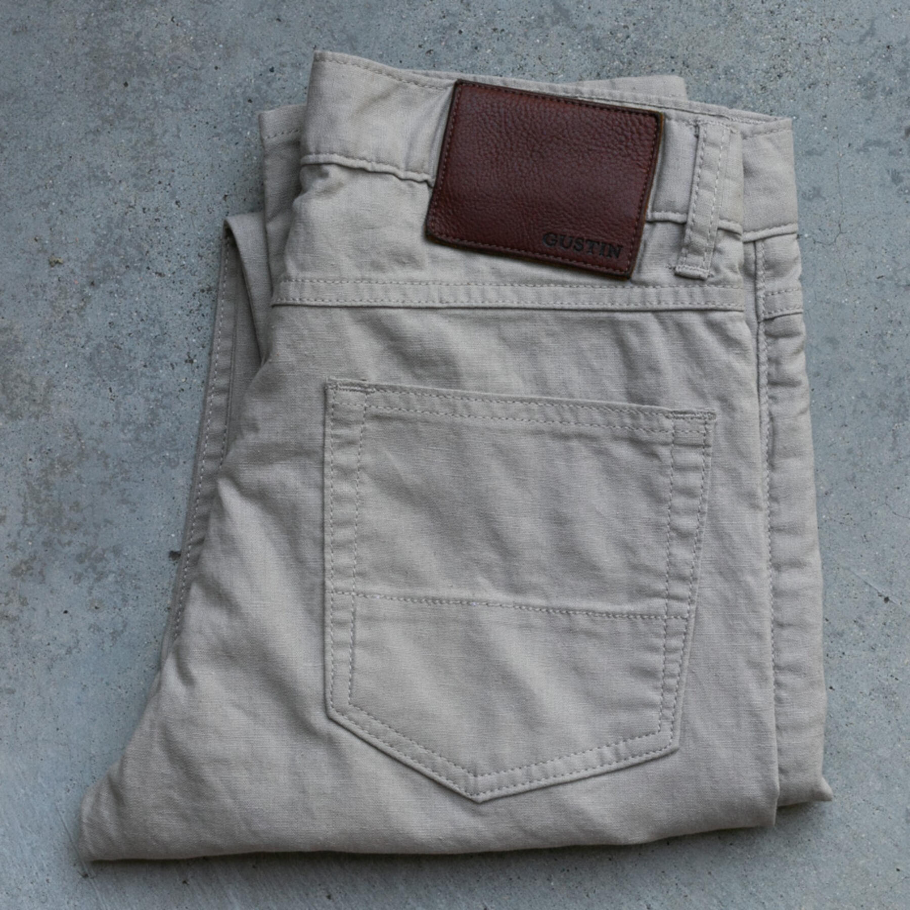 gustin #29 linen 5 pocket - desert