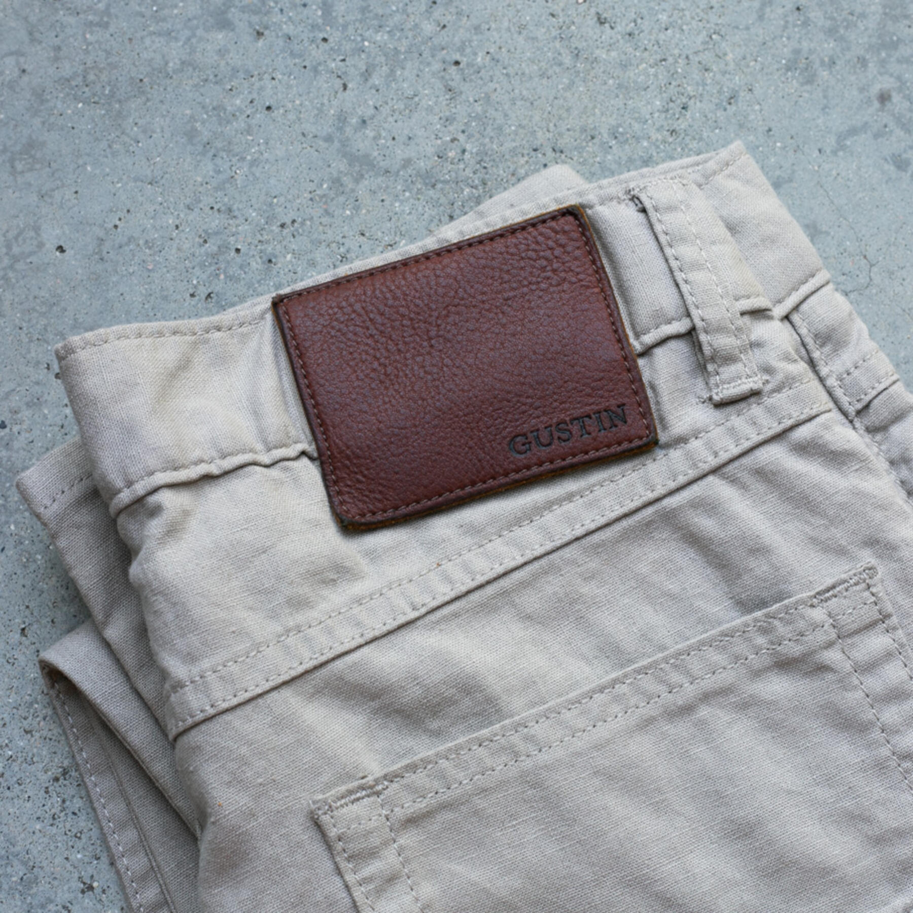 gustin #29 linen 5 pocket - desert
