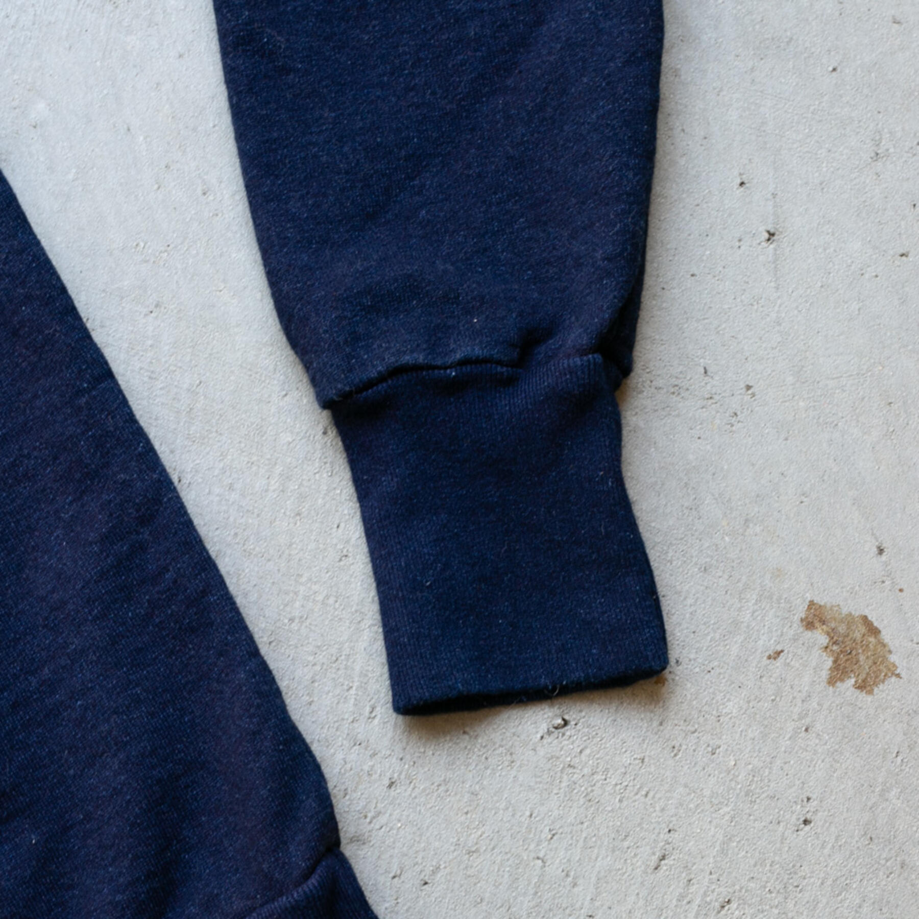 gustin indigo dyed white stitch sweatshirt 3 pack