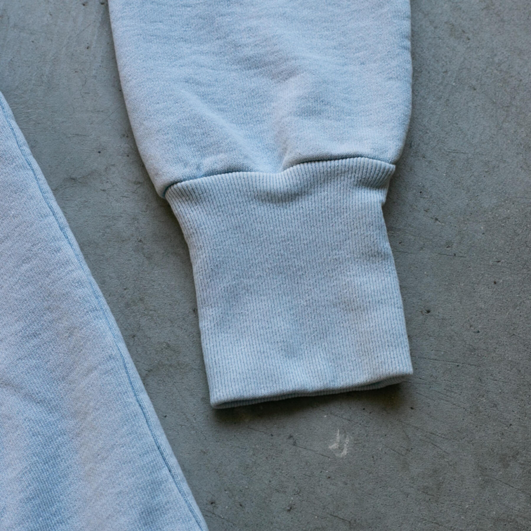 gustin indigo dyed white stitch sweatshirt 3 pack
