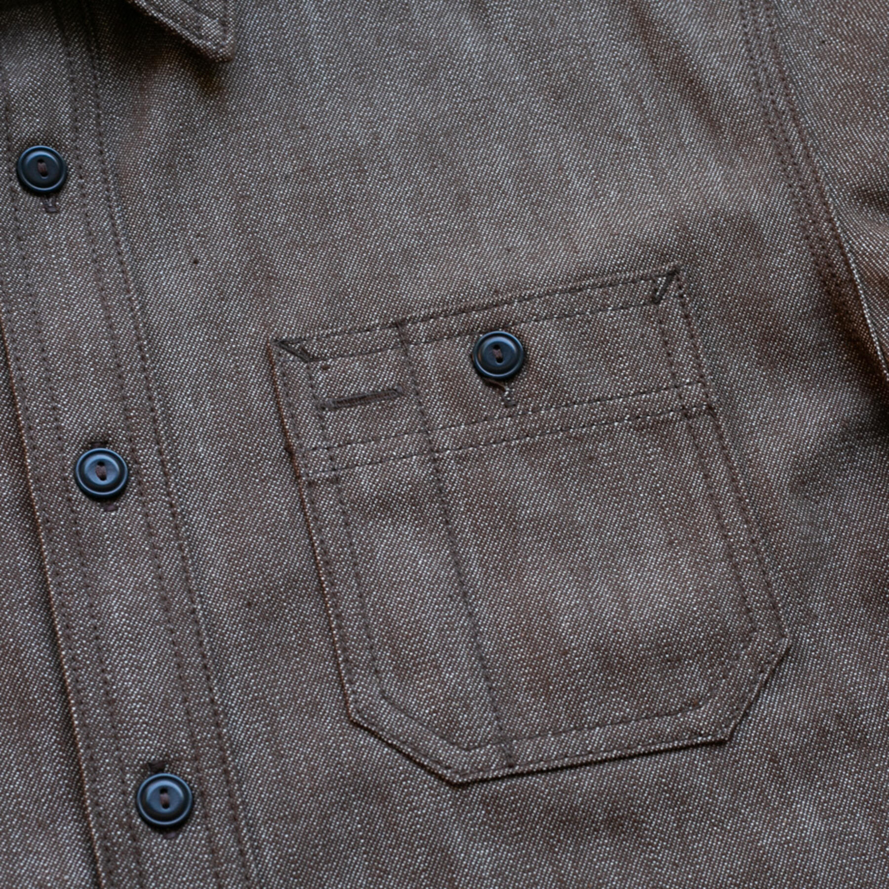 gustin #47 rust brown workshirt