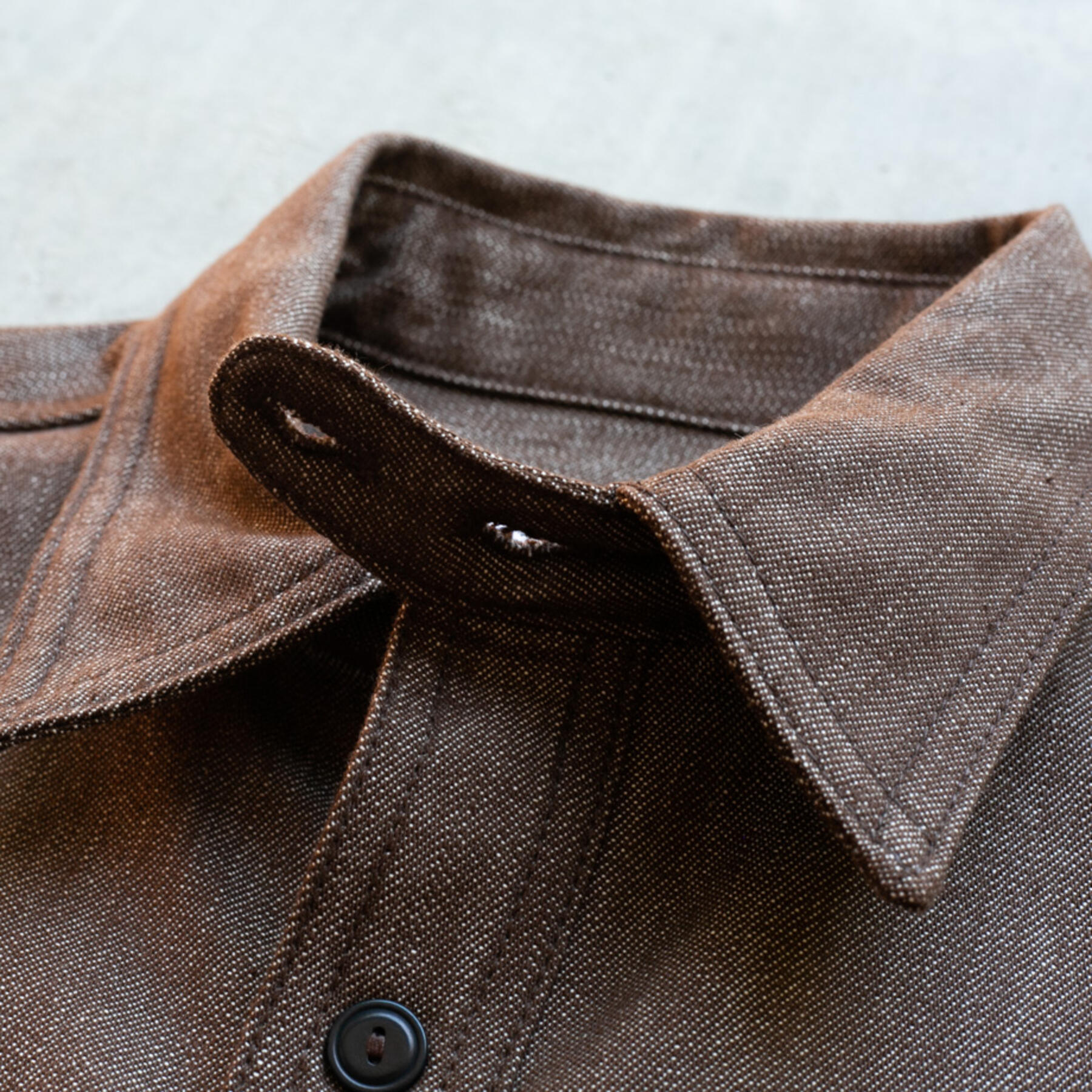 gustin #47 rust brown workshirt