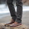 gustin #208 charcoal duck canvas chino