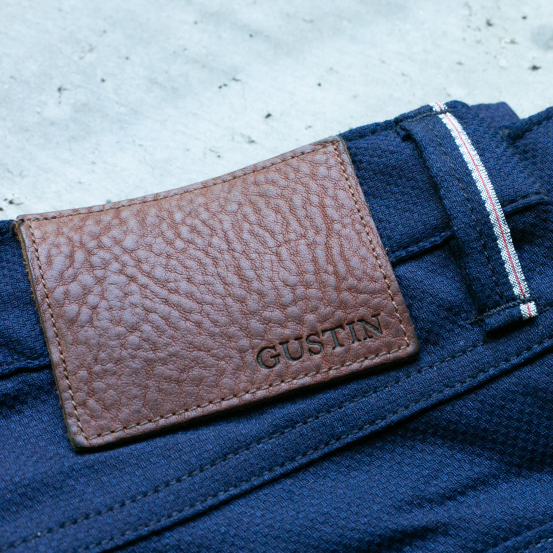 gustin #487 superlight selvedge dobby