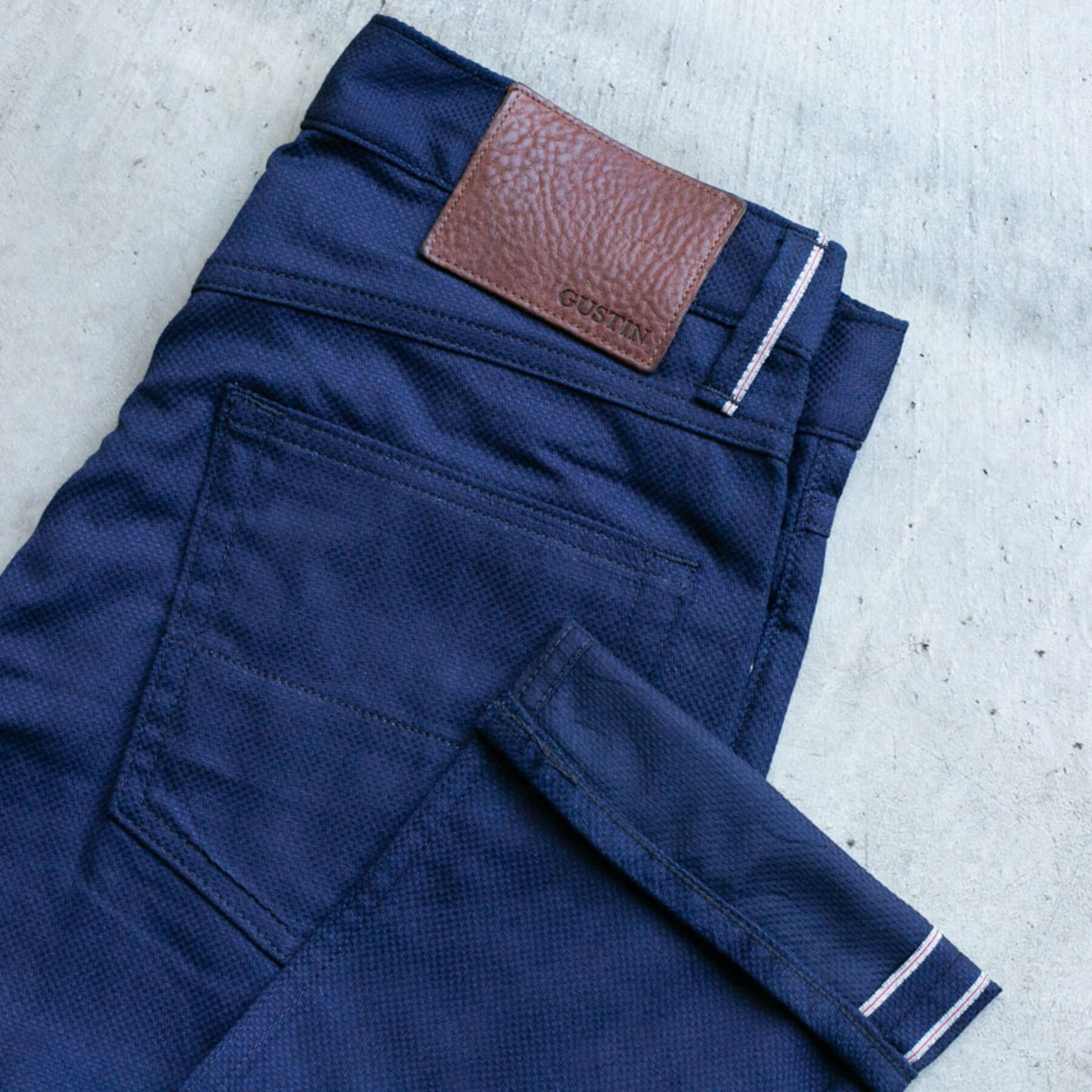 gustin #487 superlight selvedge dobby