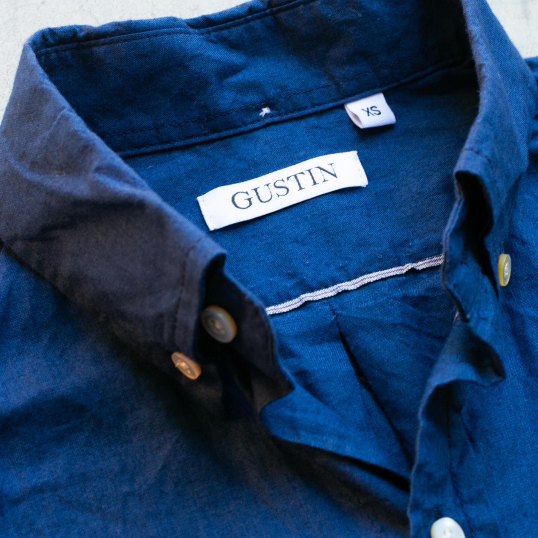 gustin #770 double indigo selvedge chambray