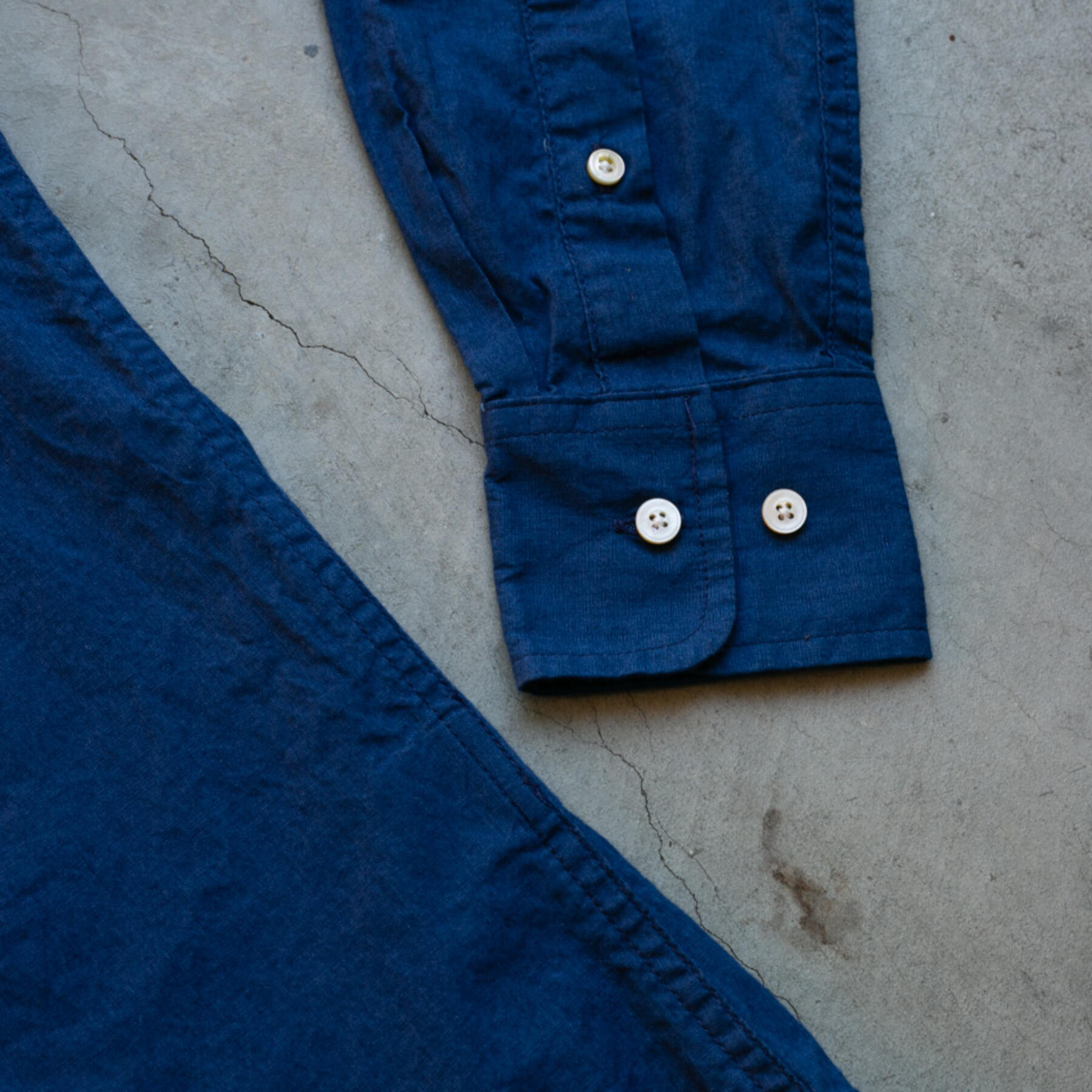 gustin #770 double indigo selvedge chambray