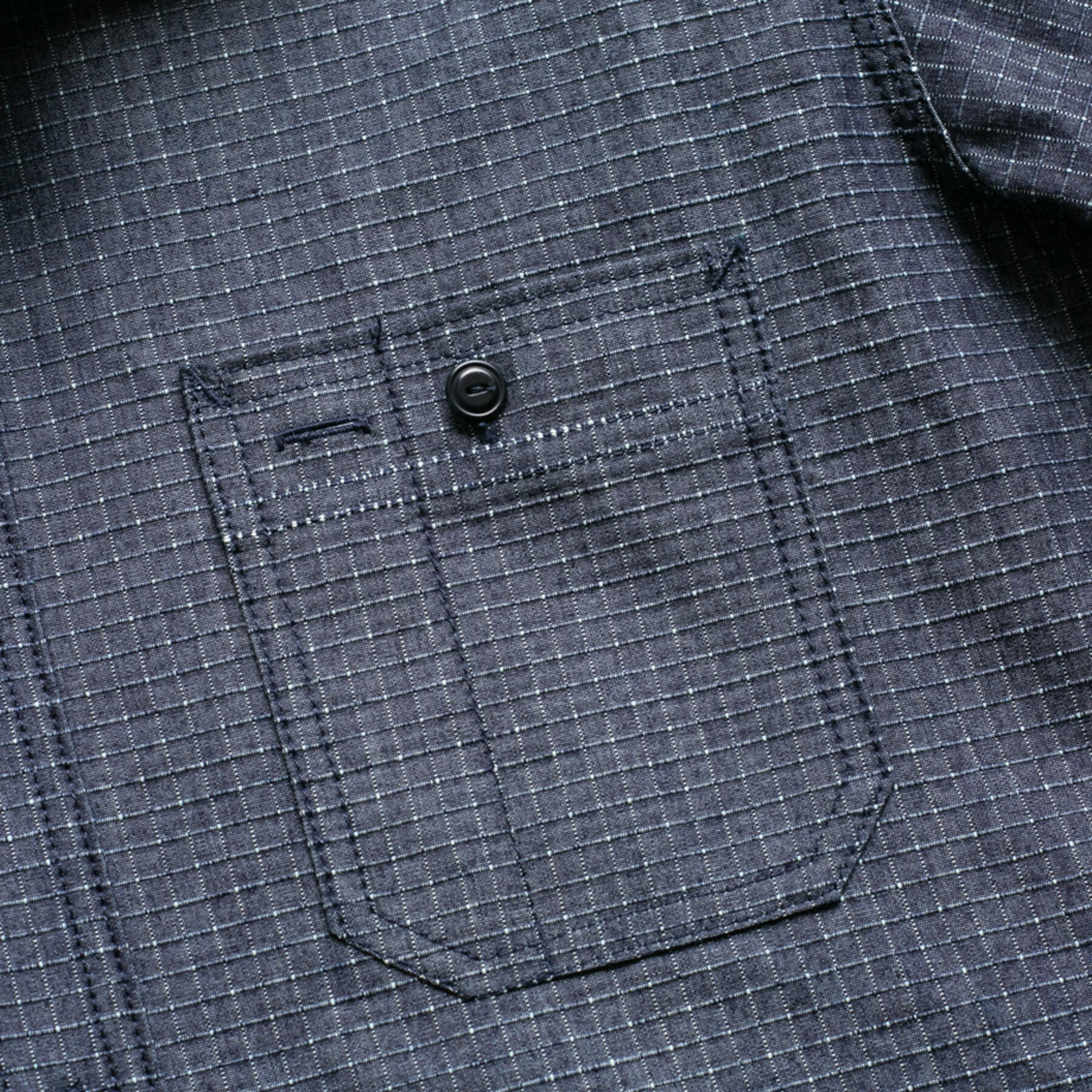 gustin #38 indigo dye ripstop workshirt