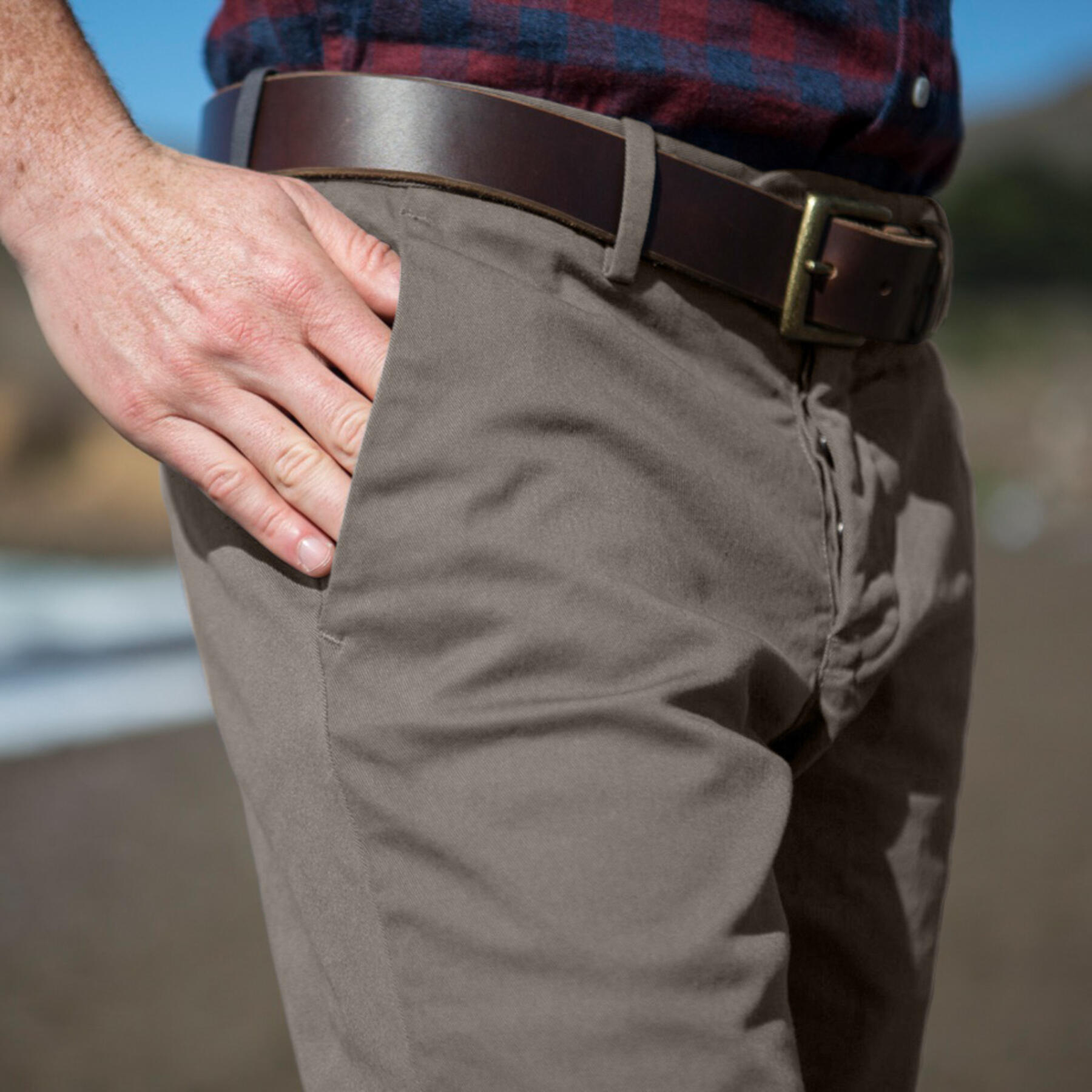 gustin #212 green grey stretch chino