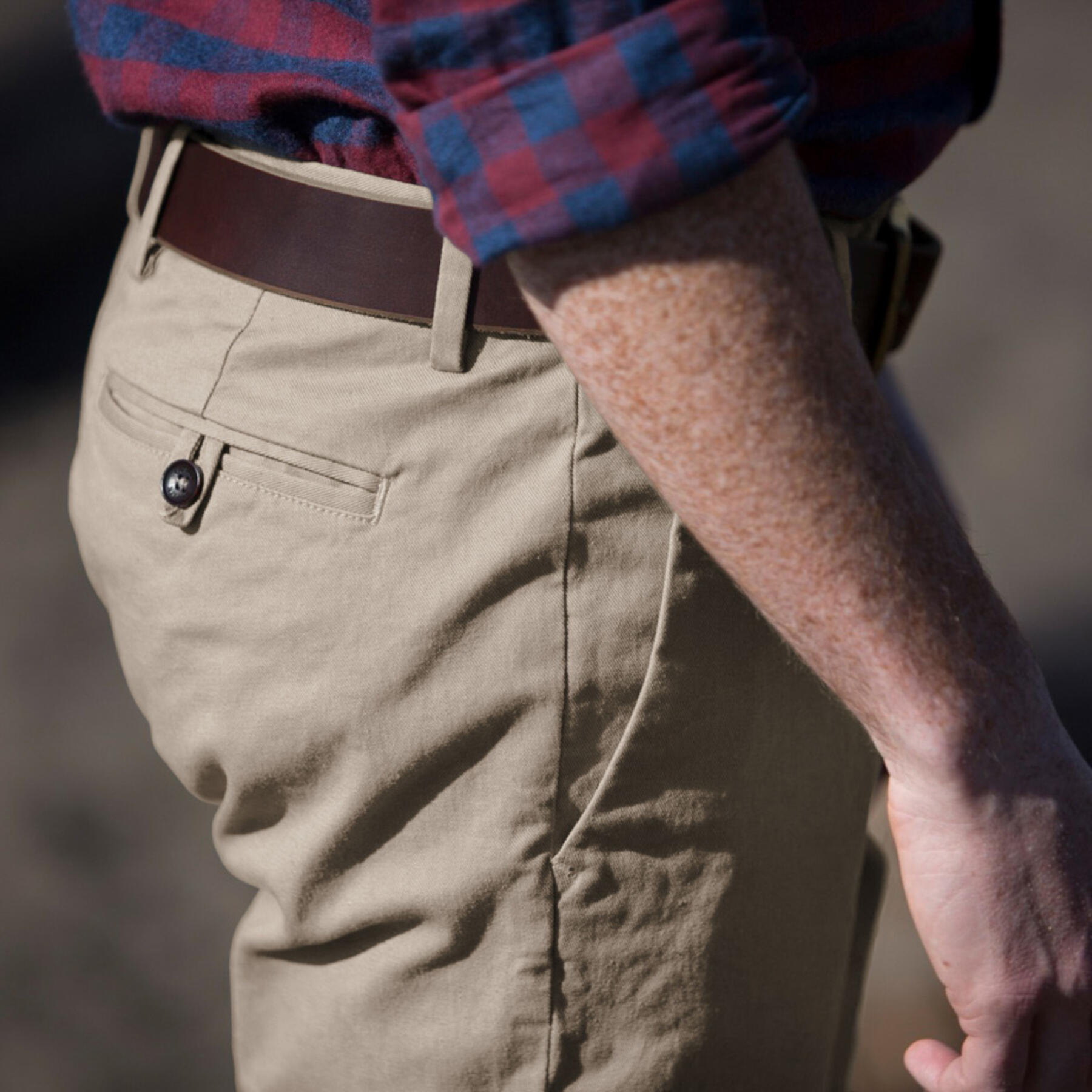 gustin #210 light khaki stretch chino