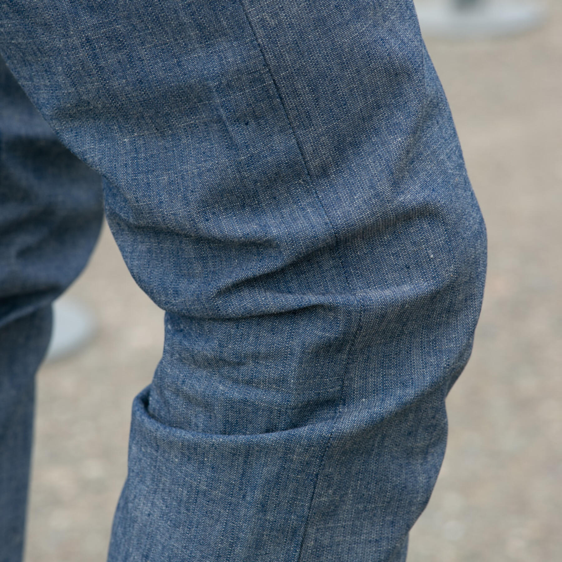 gustin #36 classic chambray 5 pocket - indigo
