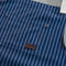gustin double indigo stripe selvedge apron