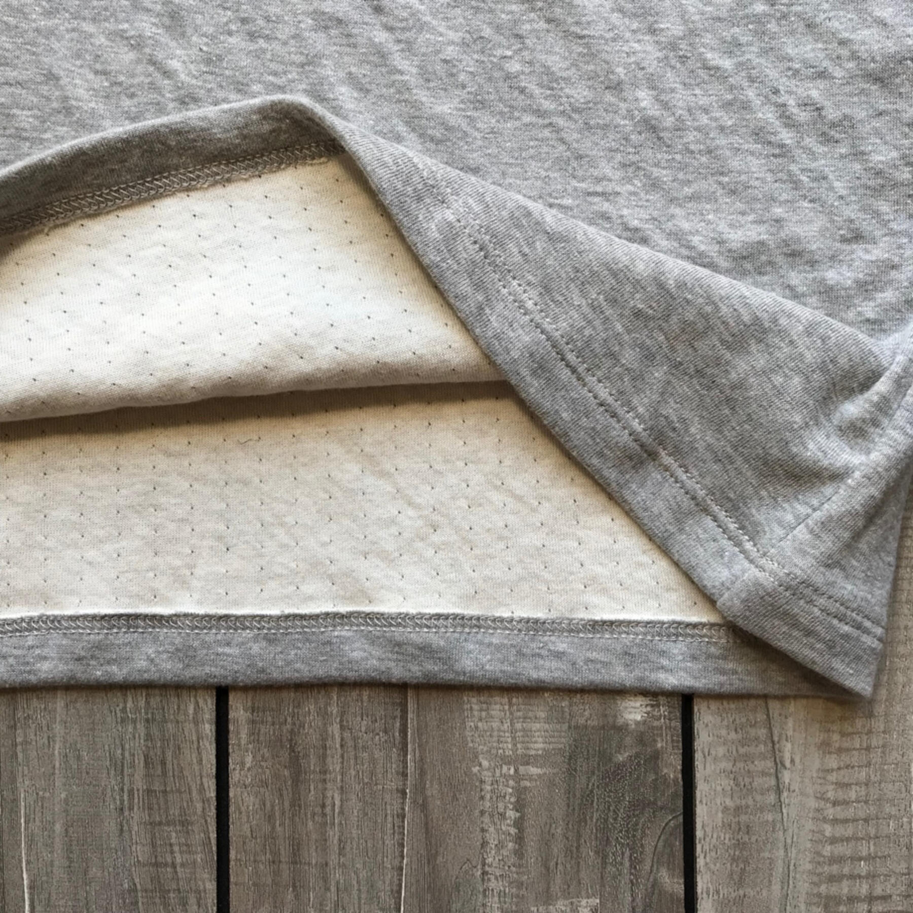 gustin double knit t-shirt 2 pack - heather grey