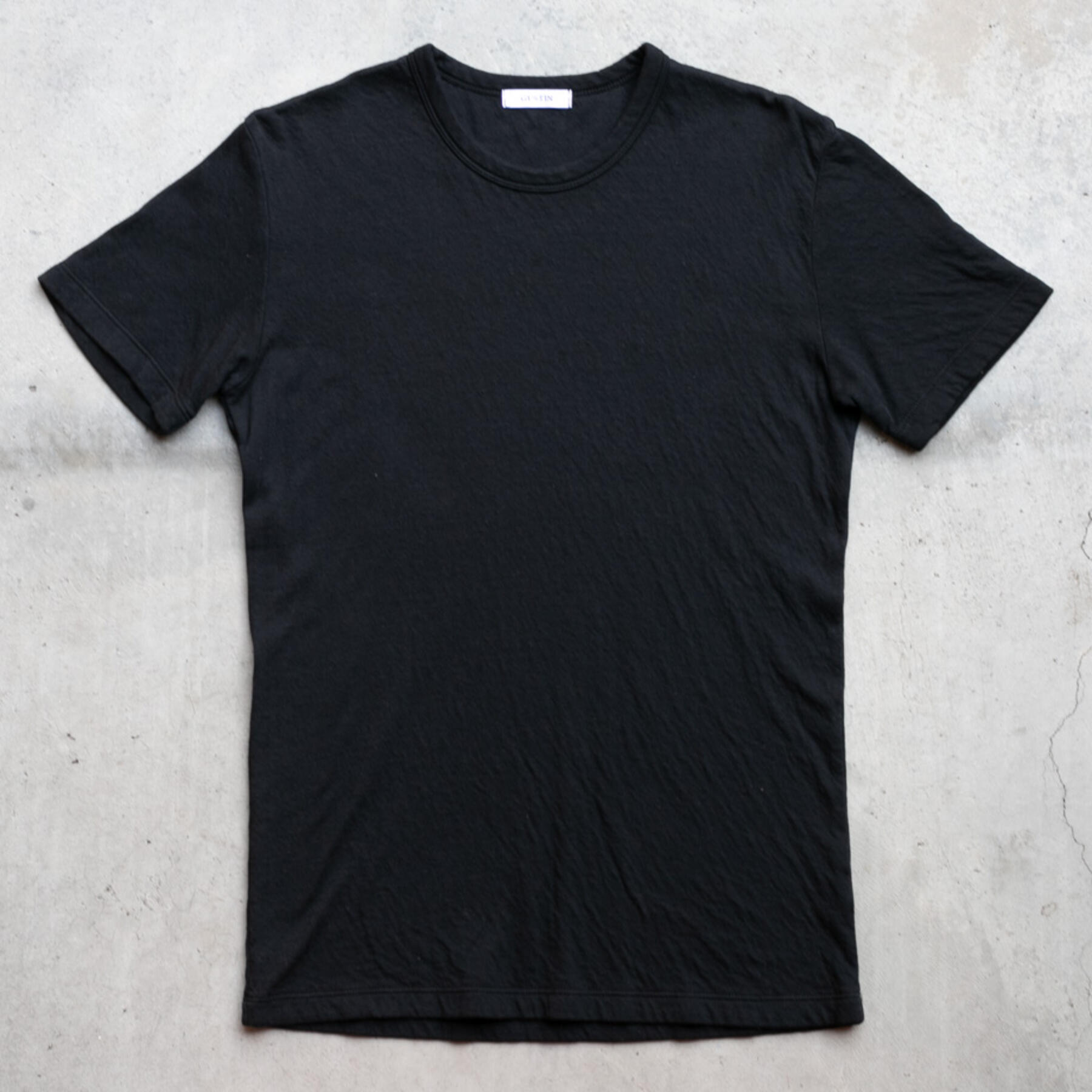 gustin double knit t-shirt 2 pack - black