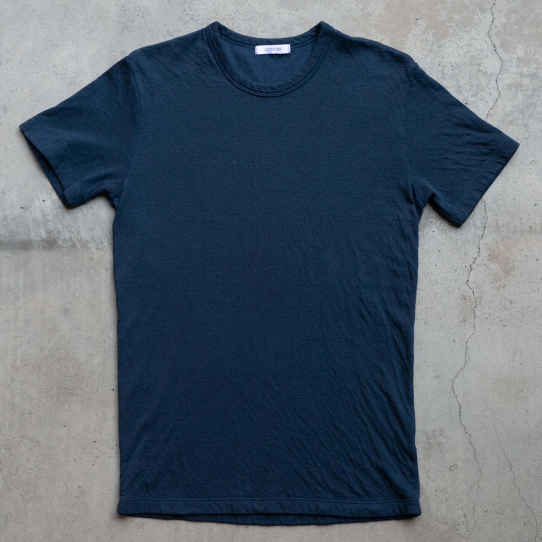 gustin double knit t-shirt 2 pack - navy