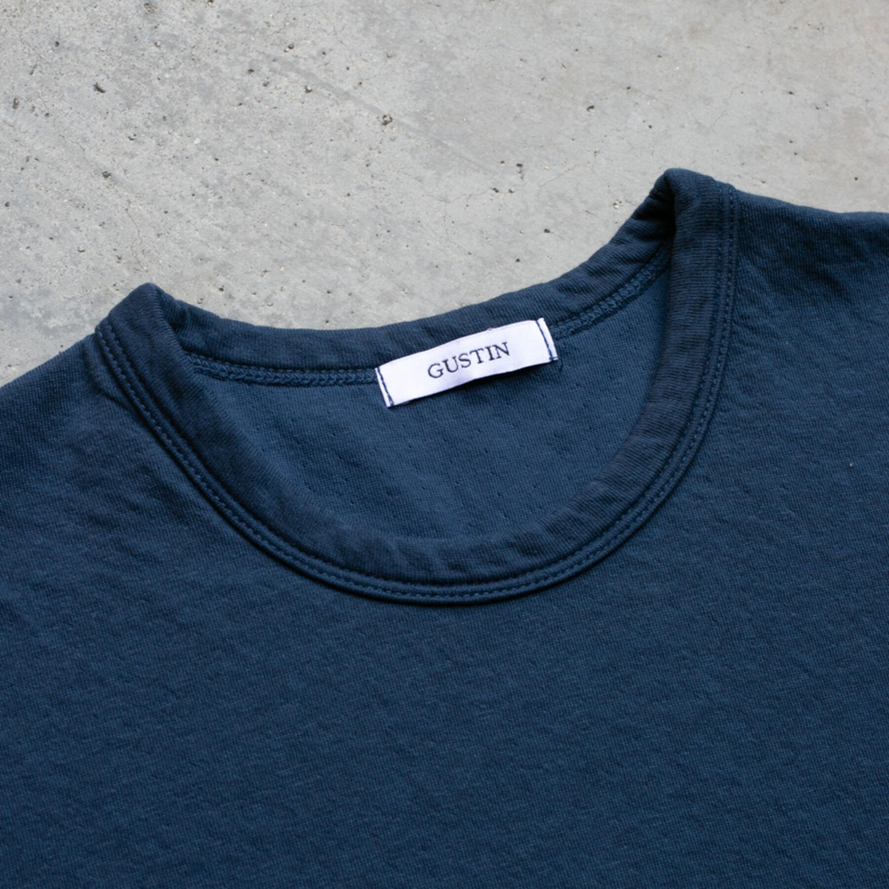 gustin double knit t-shirt 2 pack - navy