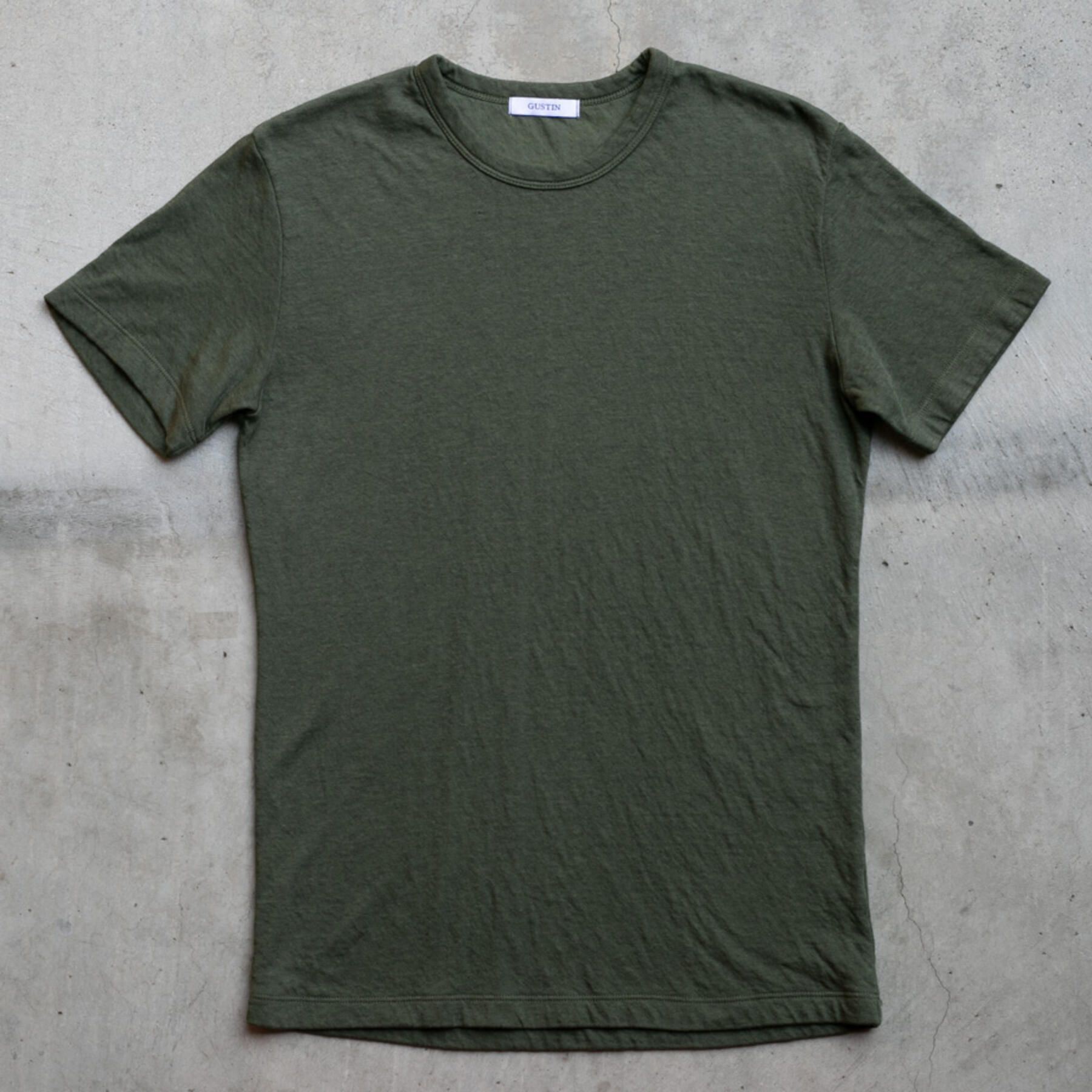 gustin double knit t-shirt 2 pack - army
