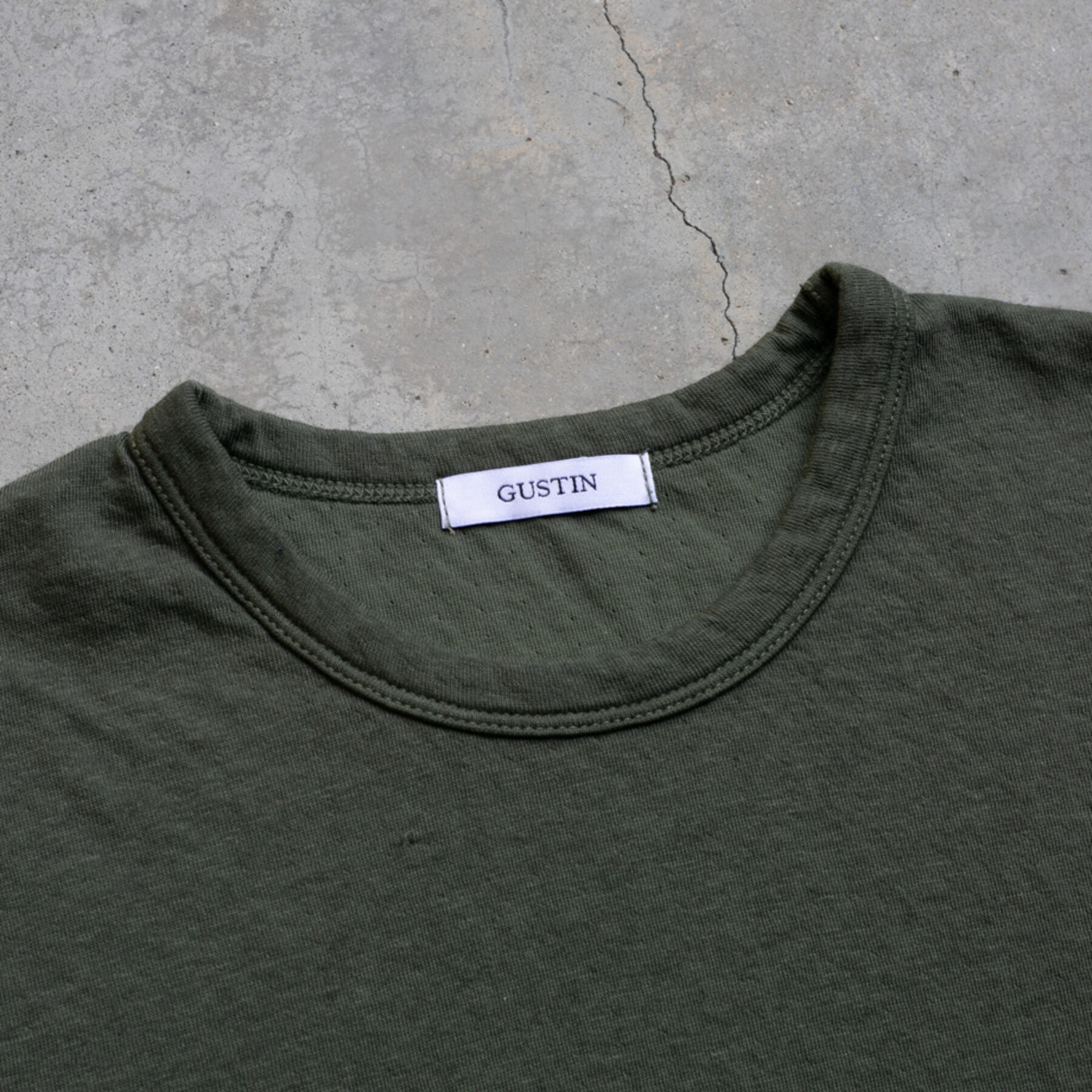 gustin double knit t-shirt 2 pack - army