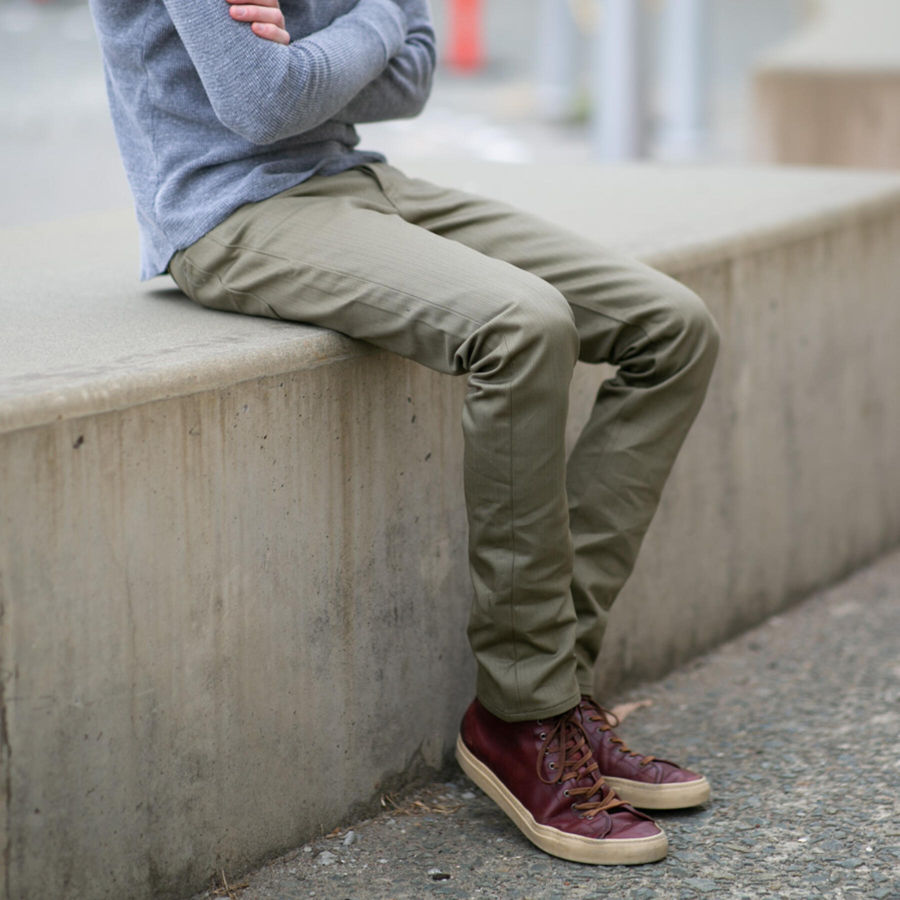 gustin #39 monster bedford corduroy 5 pocket - olive