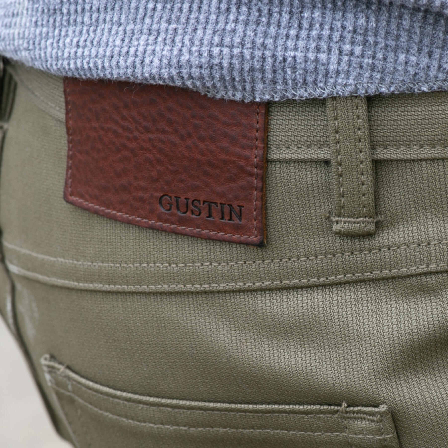 gustin #39 monster bedford corduroy 5 pocket - olive
