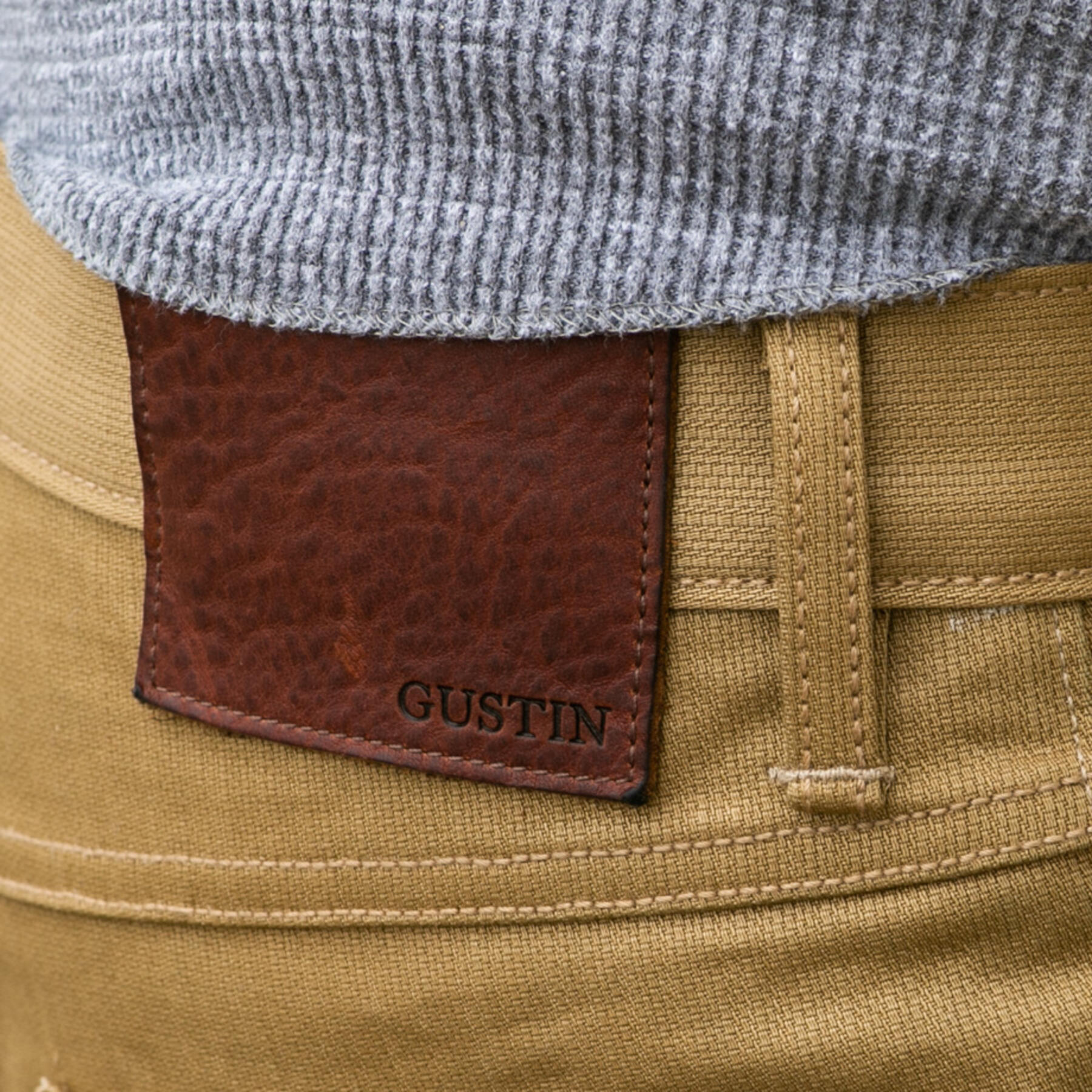 gustin #38 monster bedford corduroy 5 pocket - gold brown