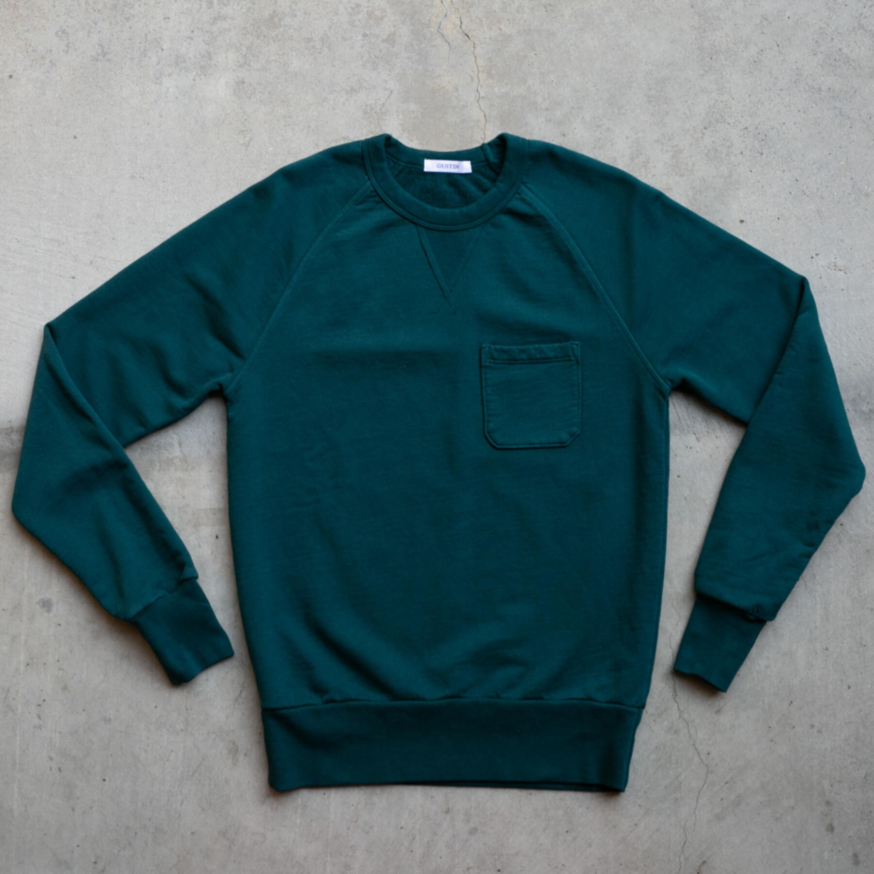 gustin pocket sweatshirt - teal