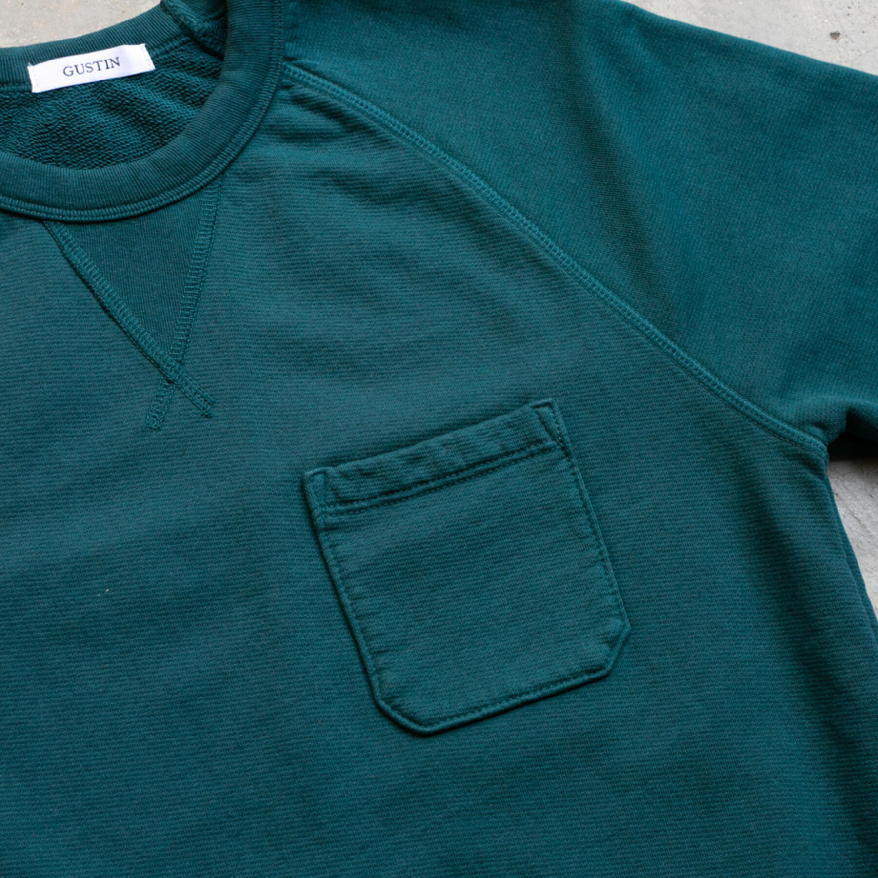 gustin pocket sweatshirt - teal