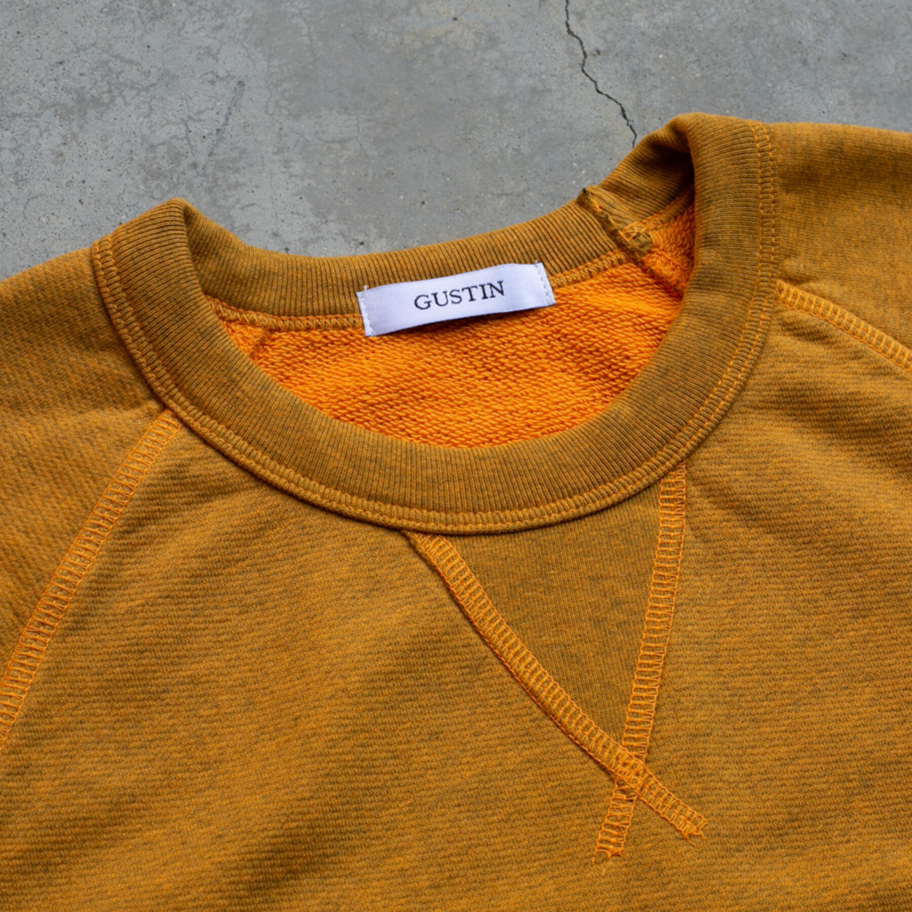 gustin pocket sweatshirt - saffron