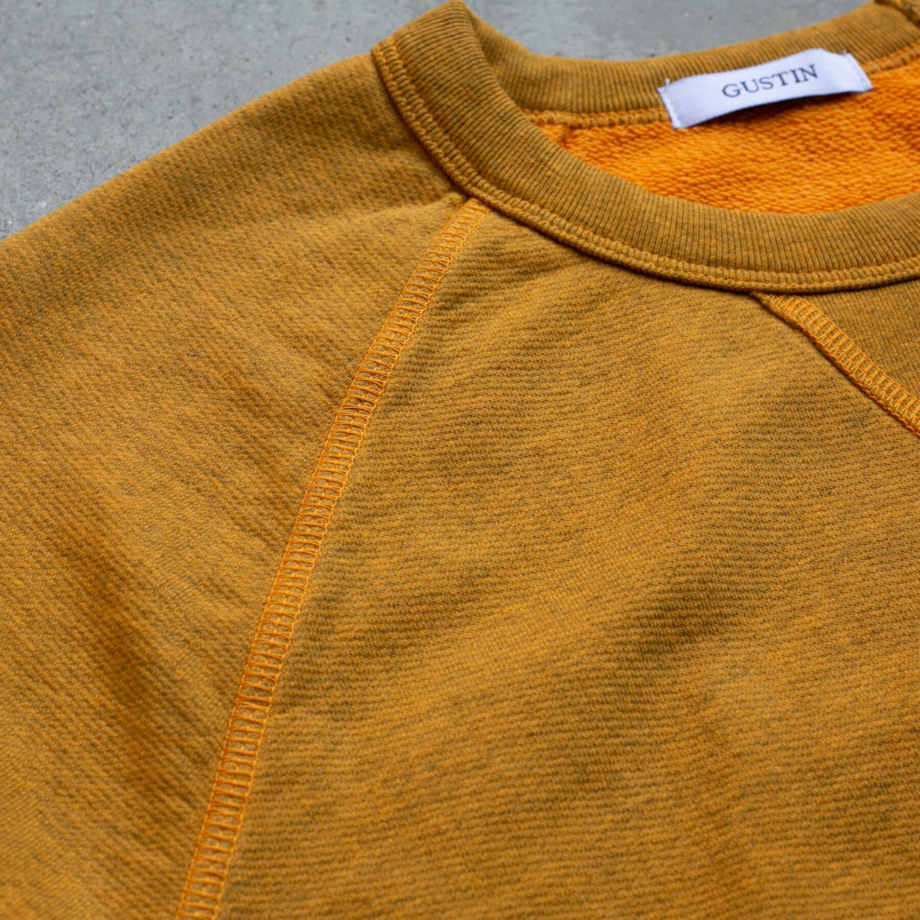 gustin pocket sweatshirt - saffron