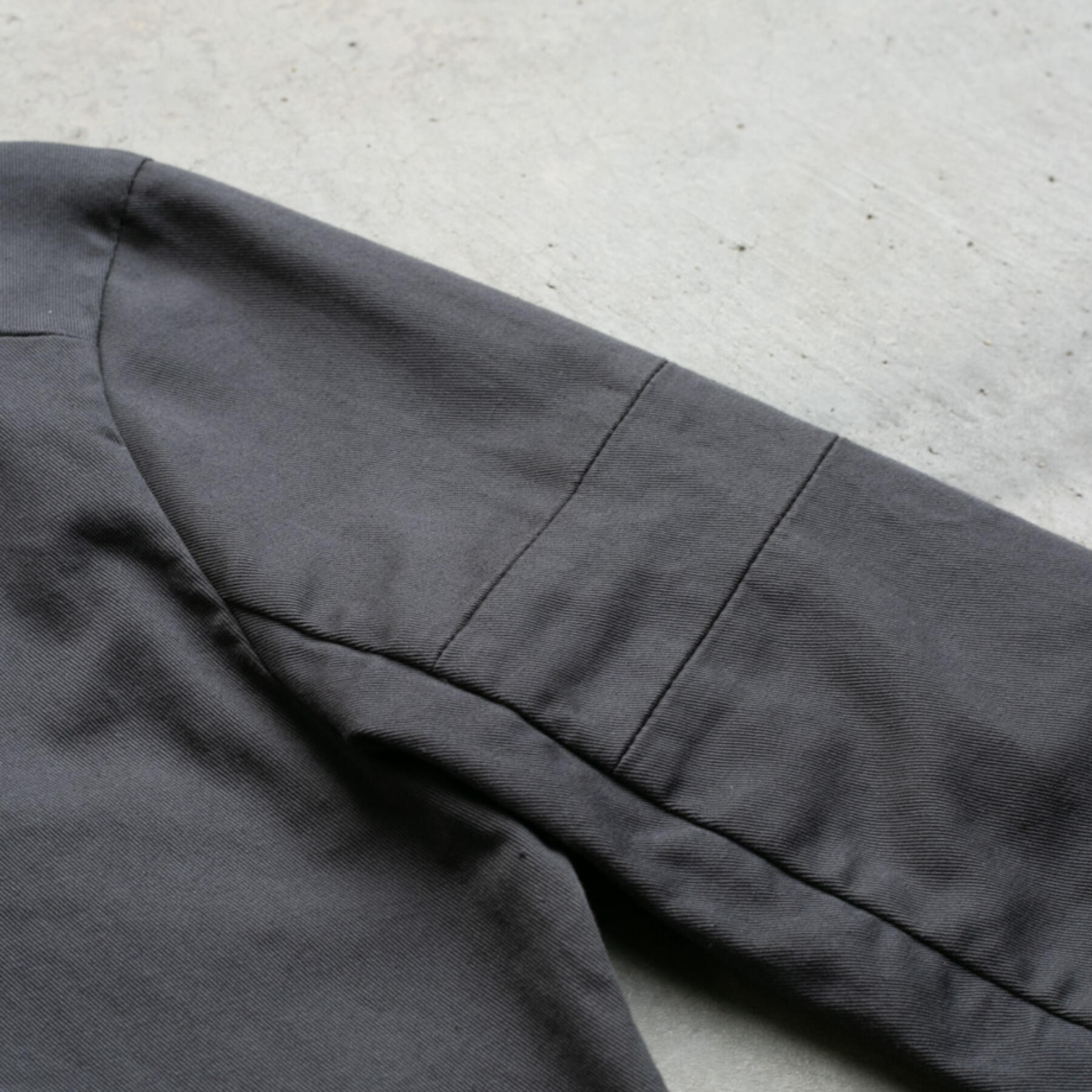 gustin shell jacket - charcoal stretch twill