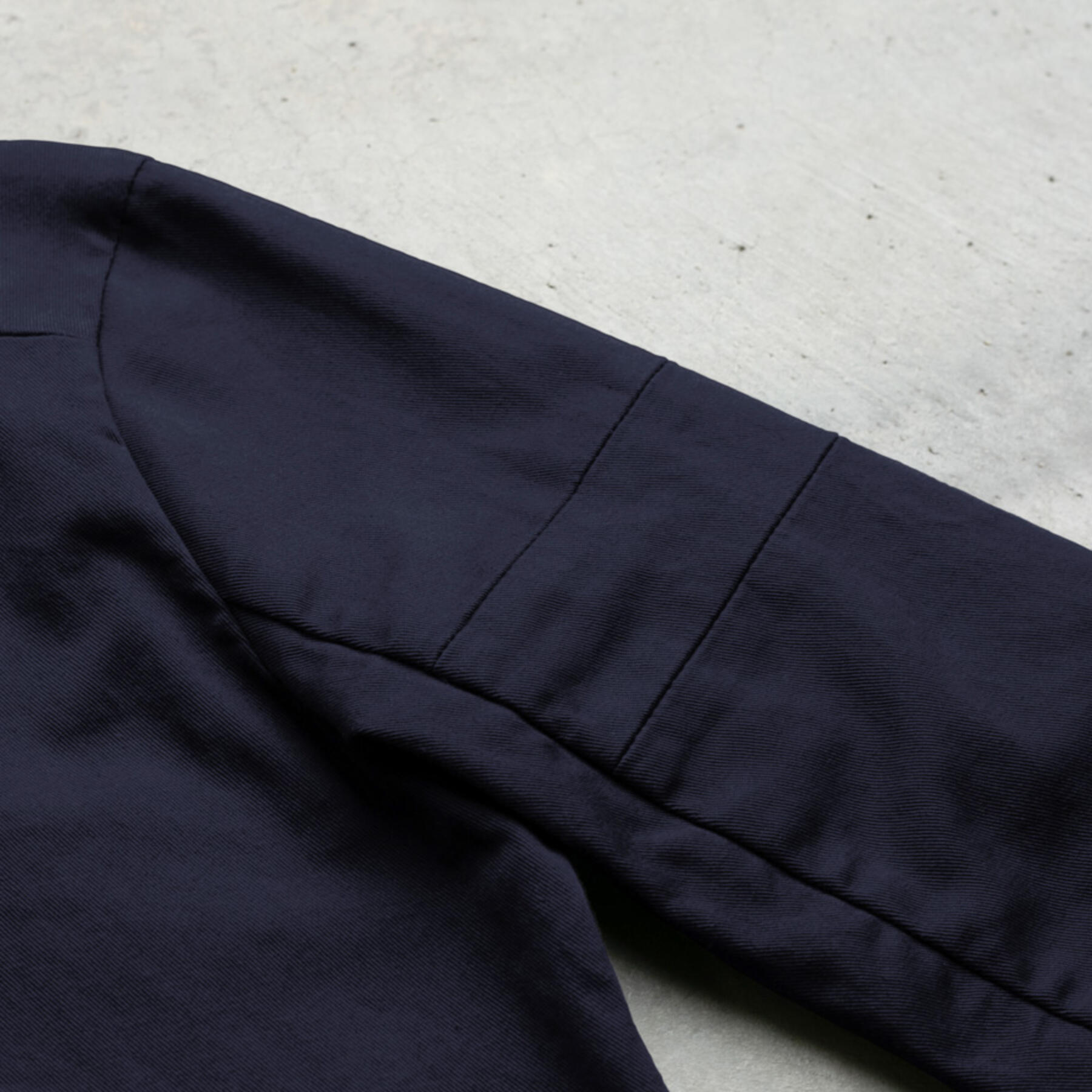 gustin shell jacket - navy stretch twill