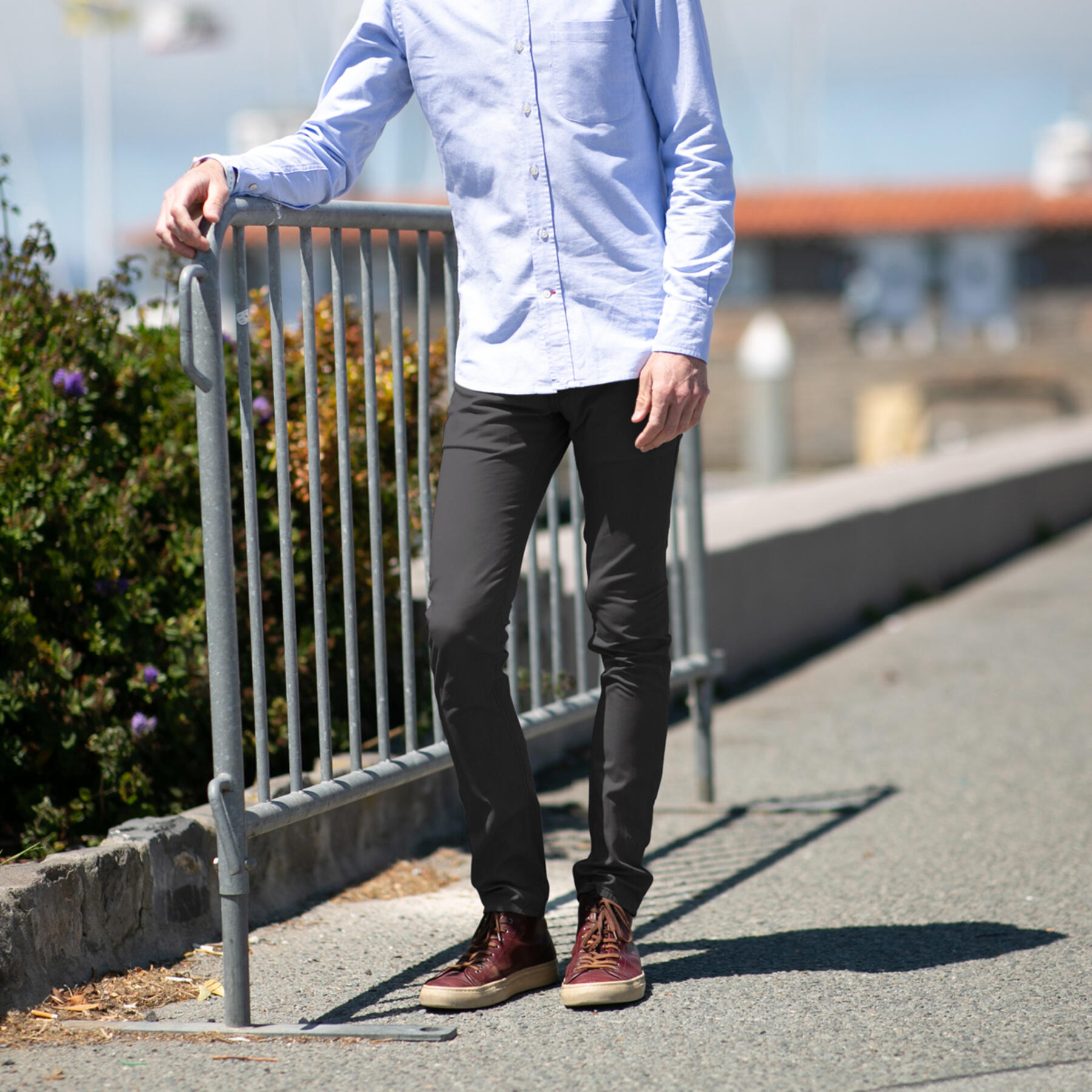gustin #44 french twill 5 pocket - charcoal