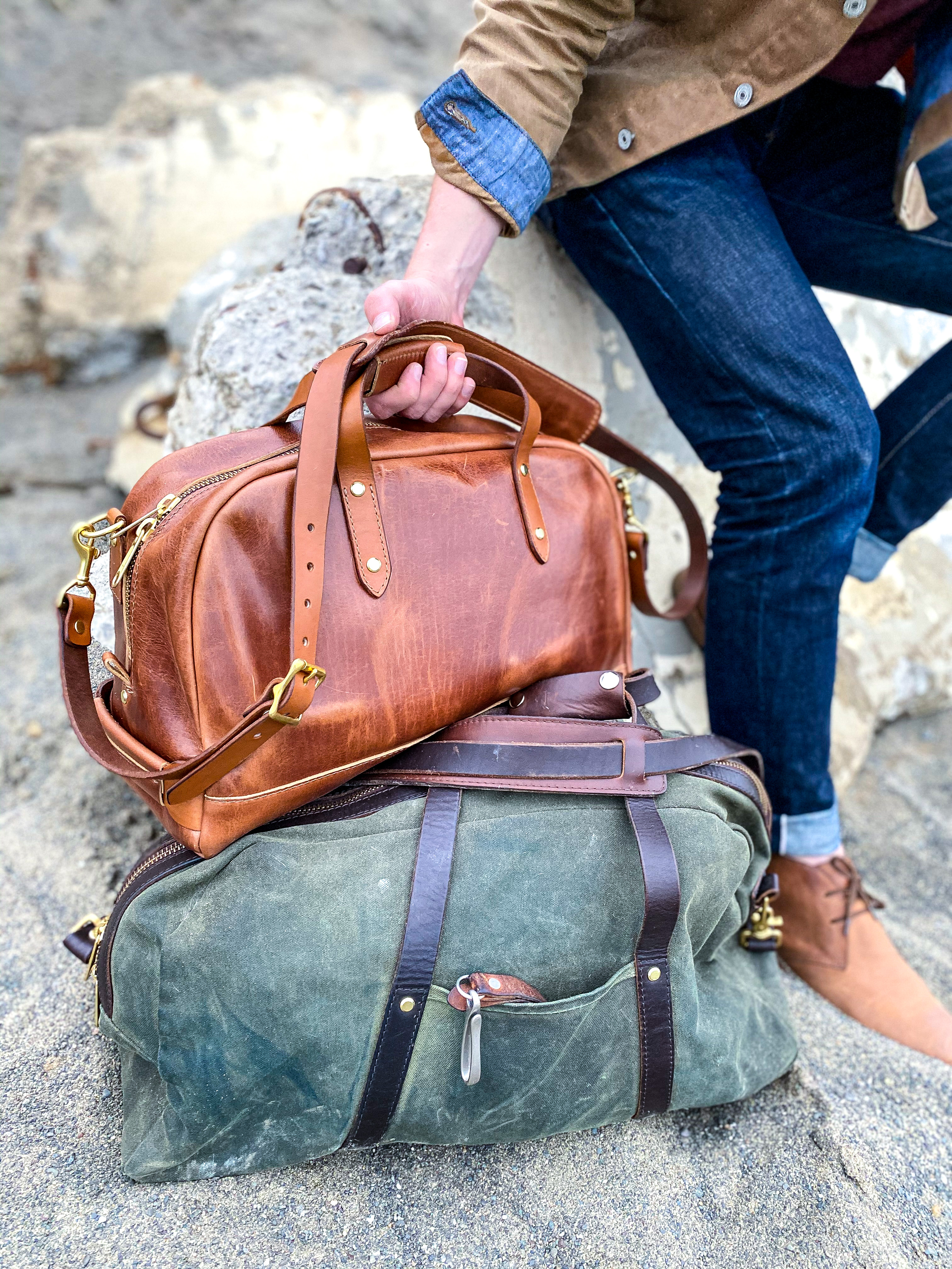 The Overnighter - Horween Cavalier Whiskey | Duffel Bags