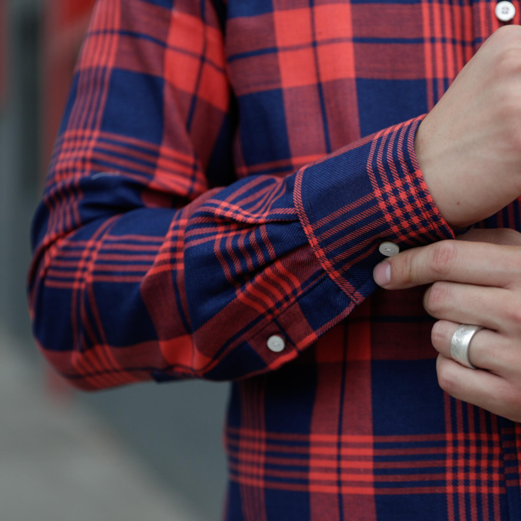 gustin #772 indigo fire - plaid