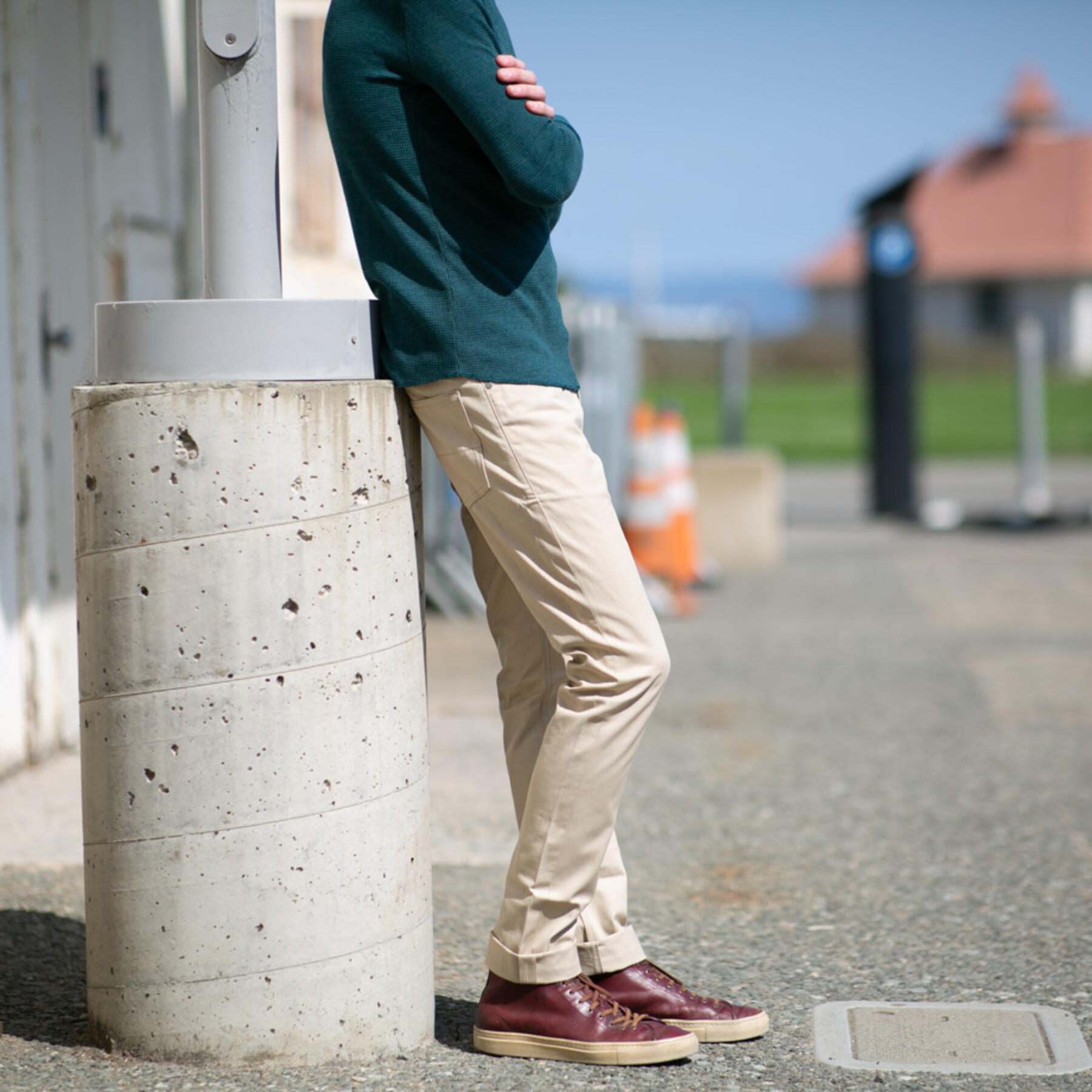 gustin #492 military selvedge sateen - khaki