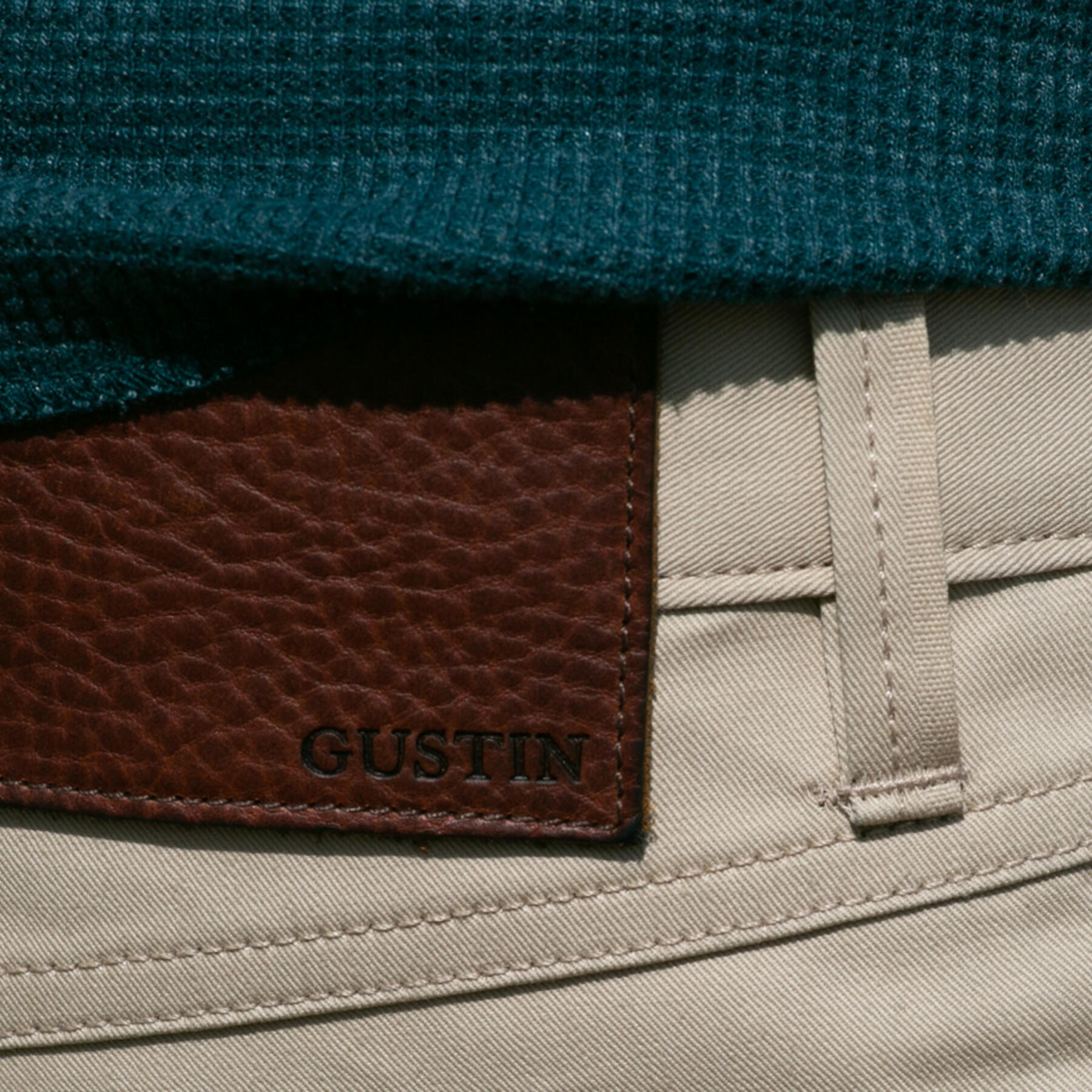 gustin #492 military selvedge sateen - khaki