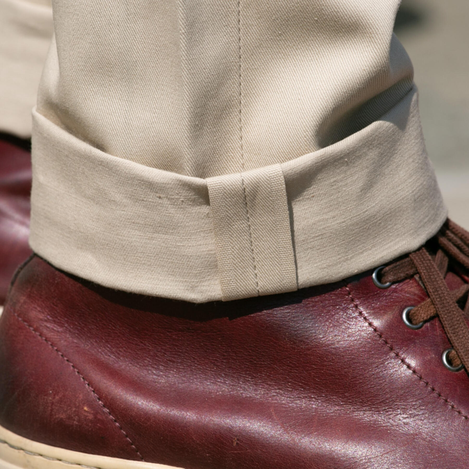 gustin #492 military selvedge sateen - khaki