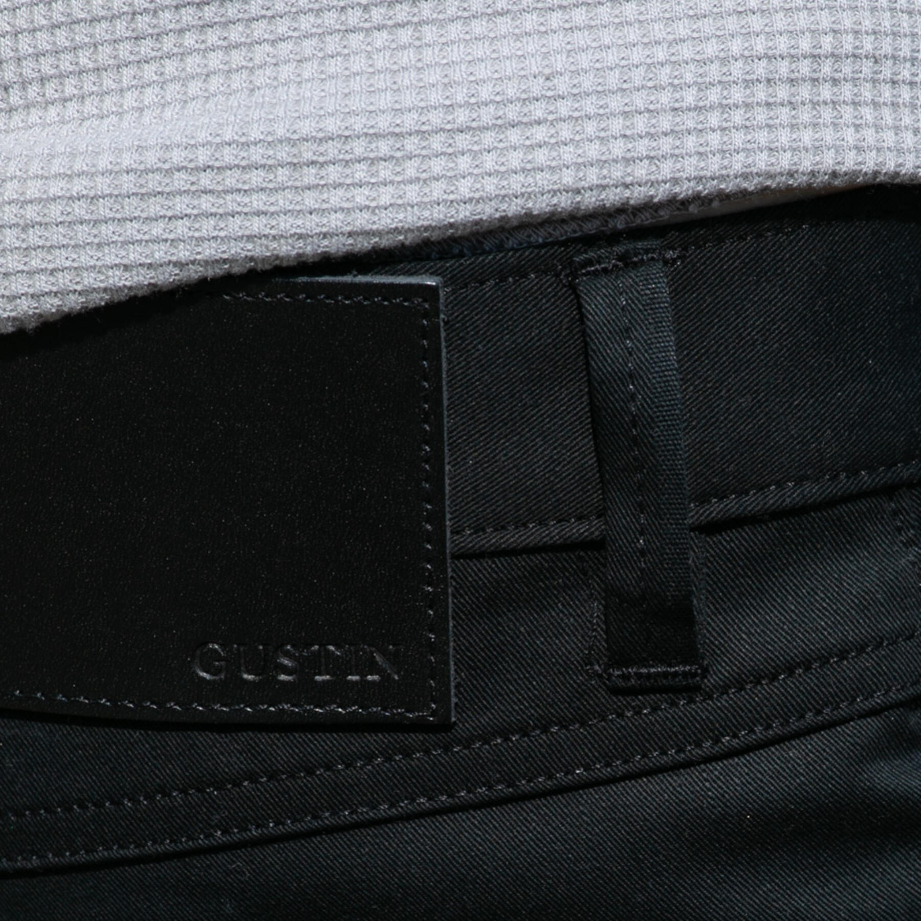 gustin #491 military selvedge sateen - black