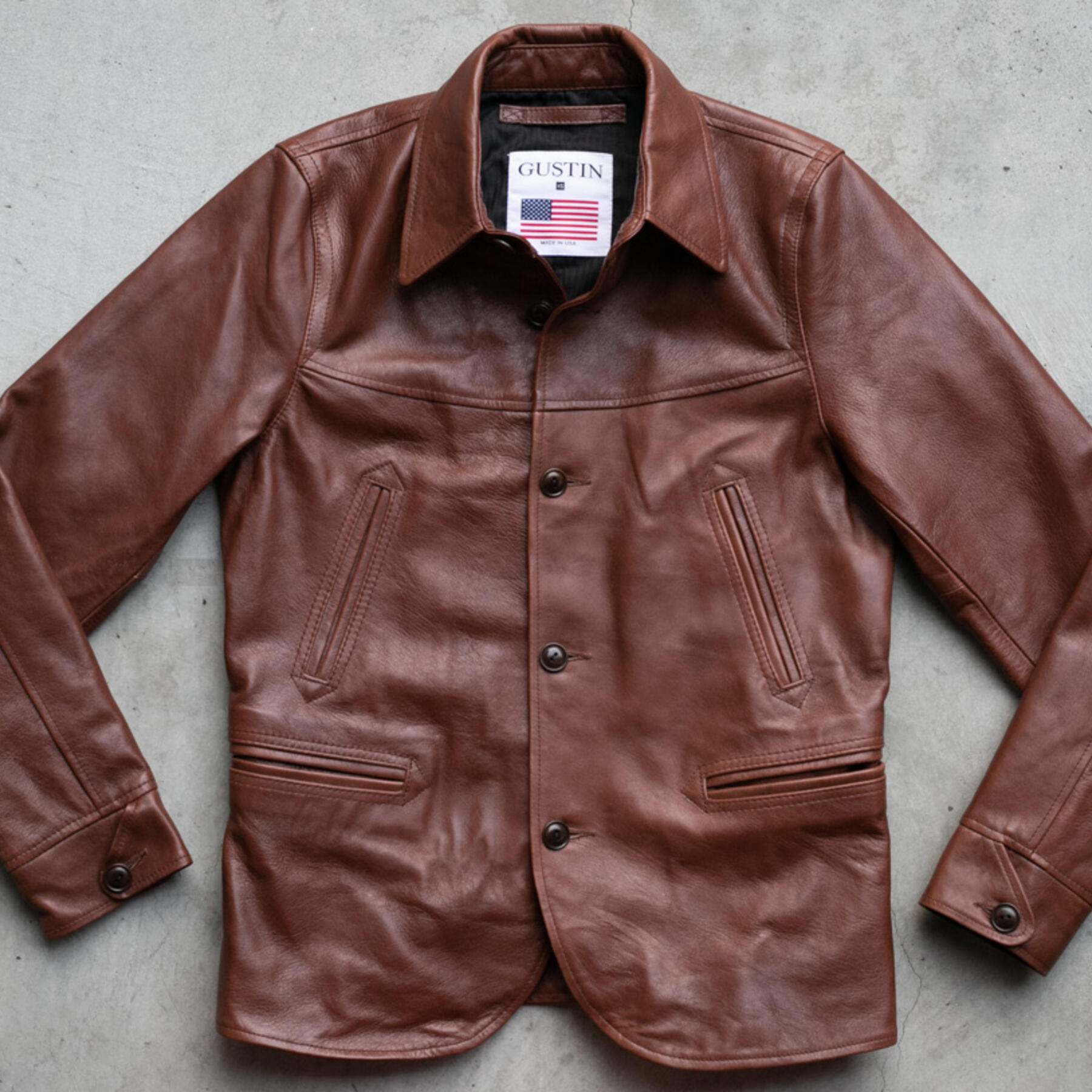 gustin the l4 - horween horsehide bourbon