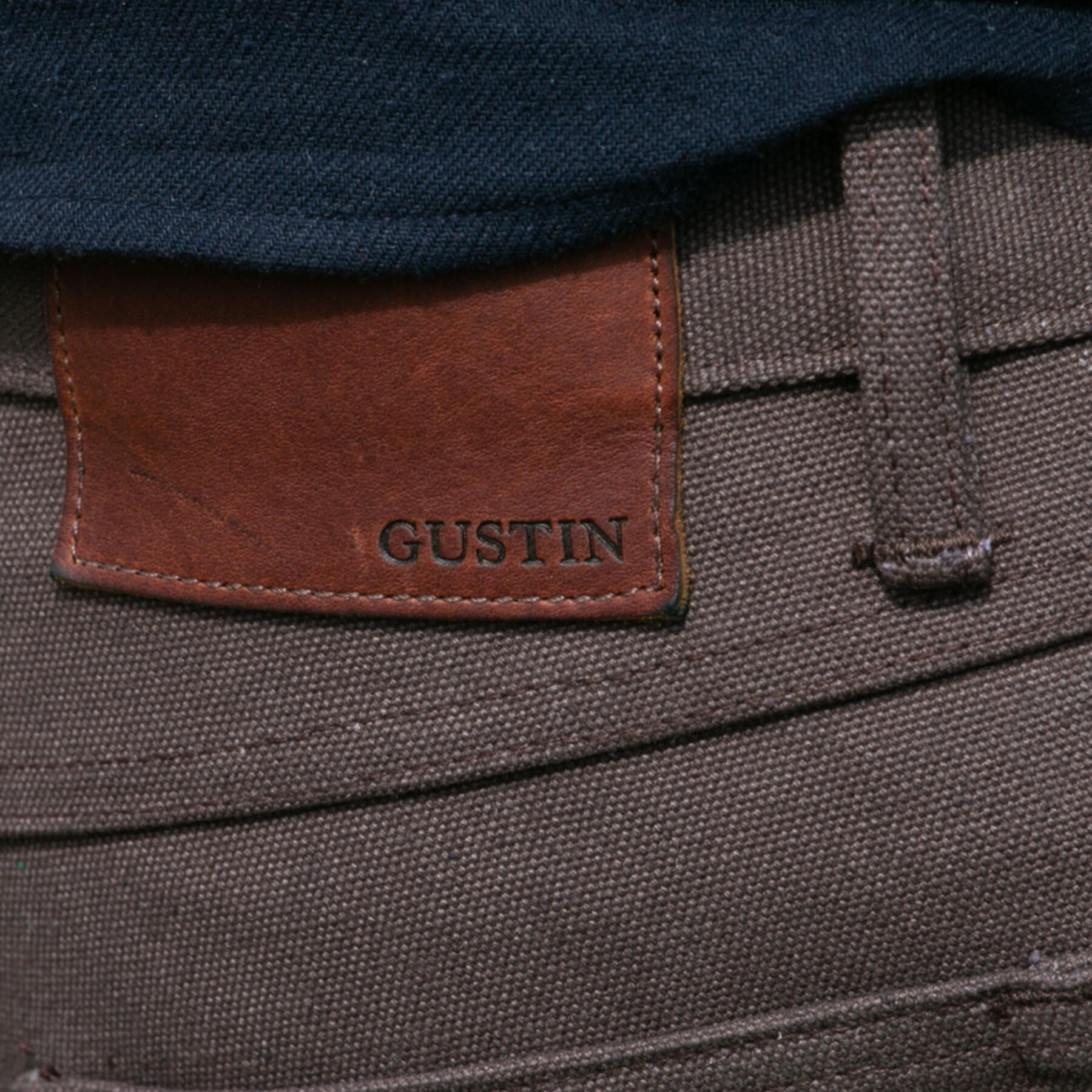 gustin #45 beast duck 5 pocket - oak