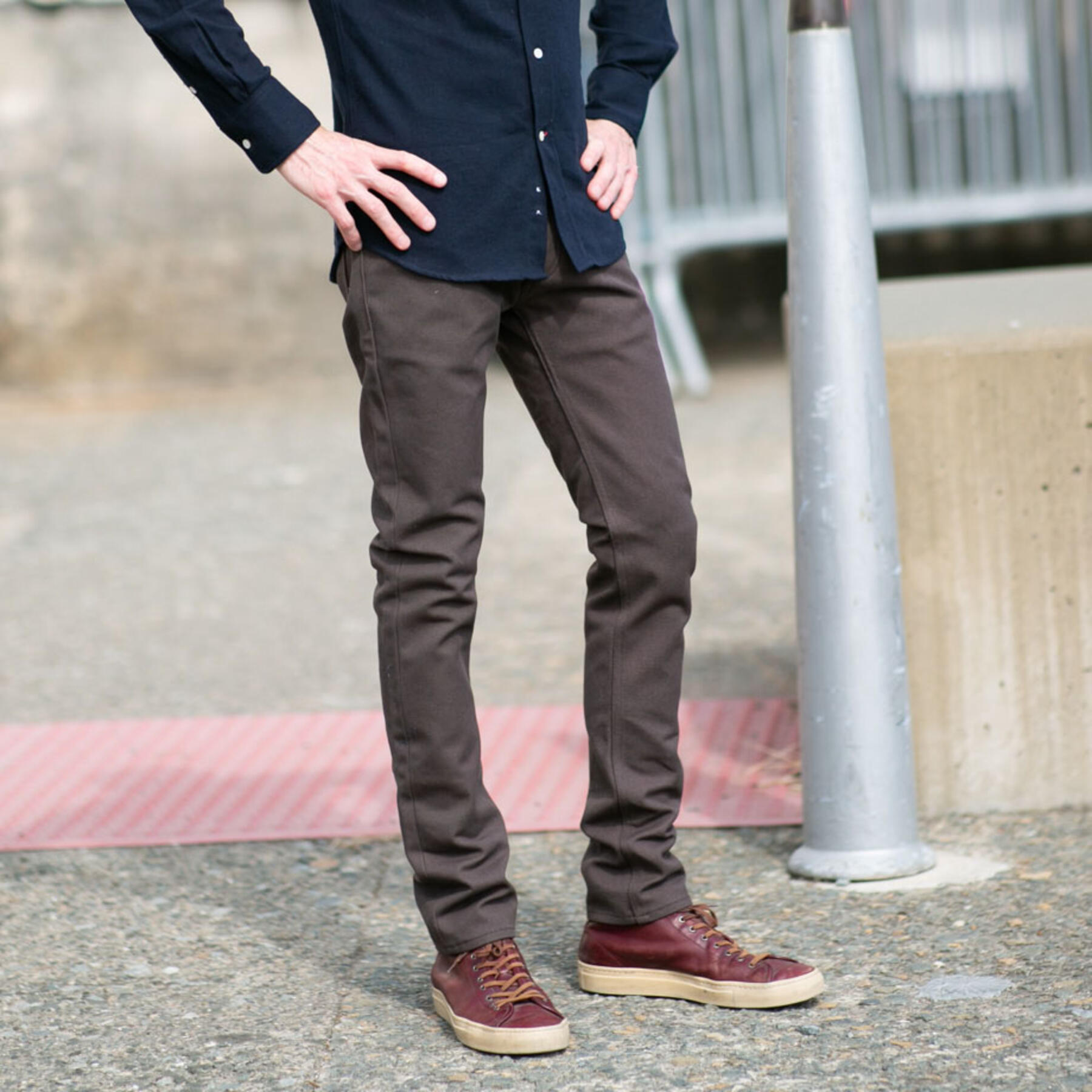 gustin #45 beast duck 5 pocket - oak