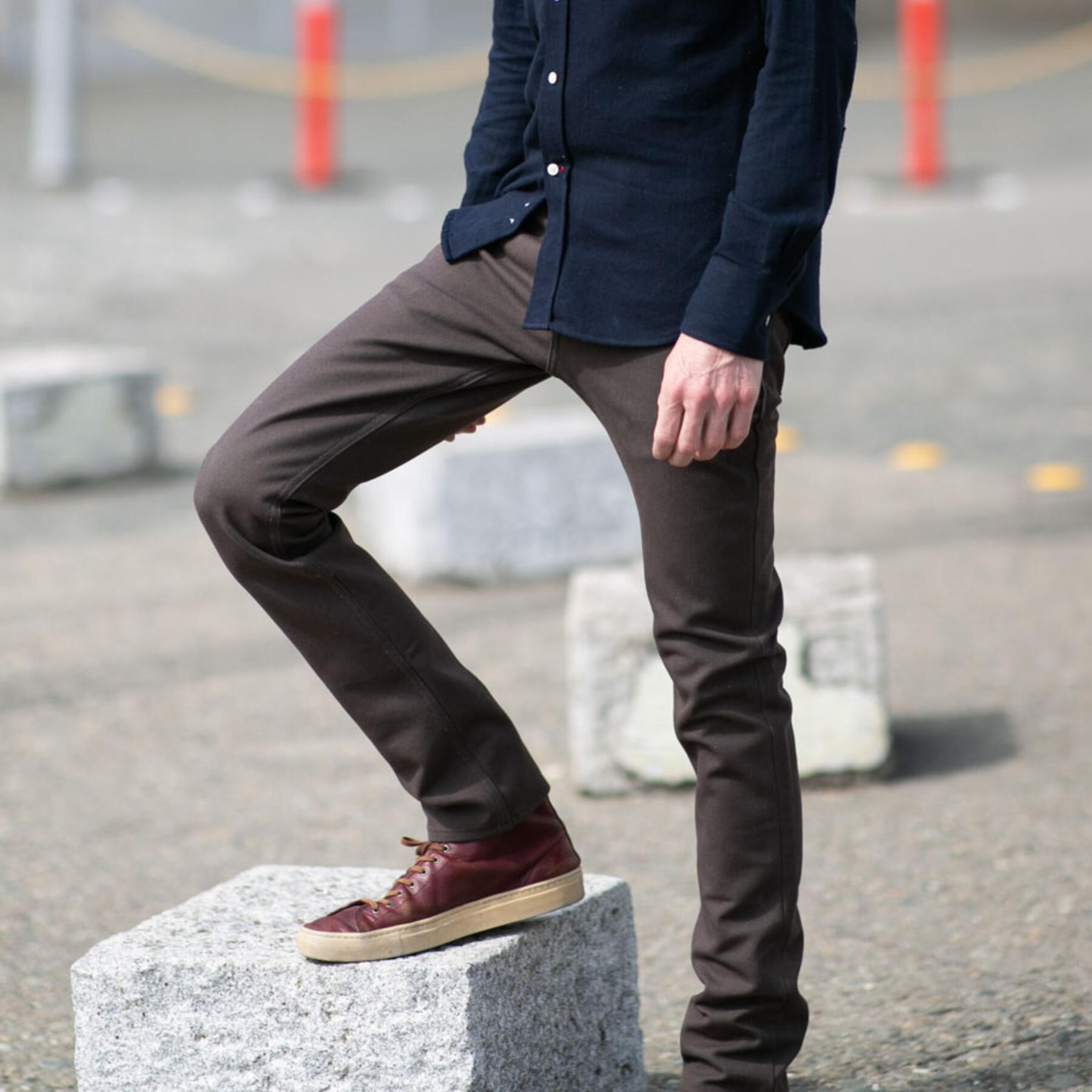 gustin #45 beast duck 5 pocket - oak