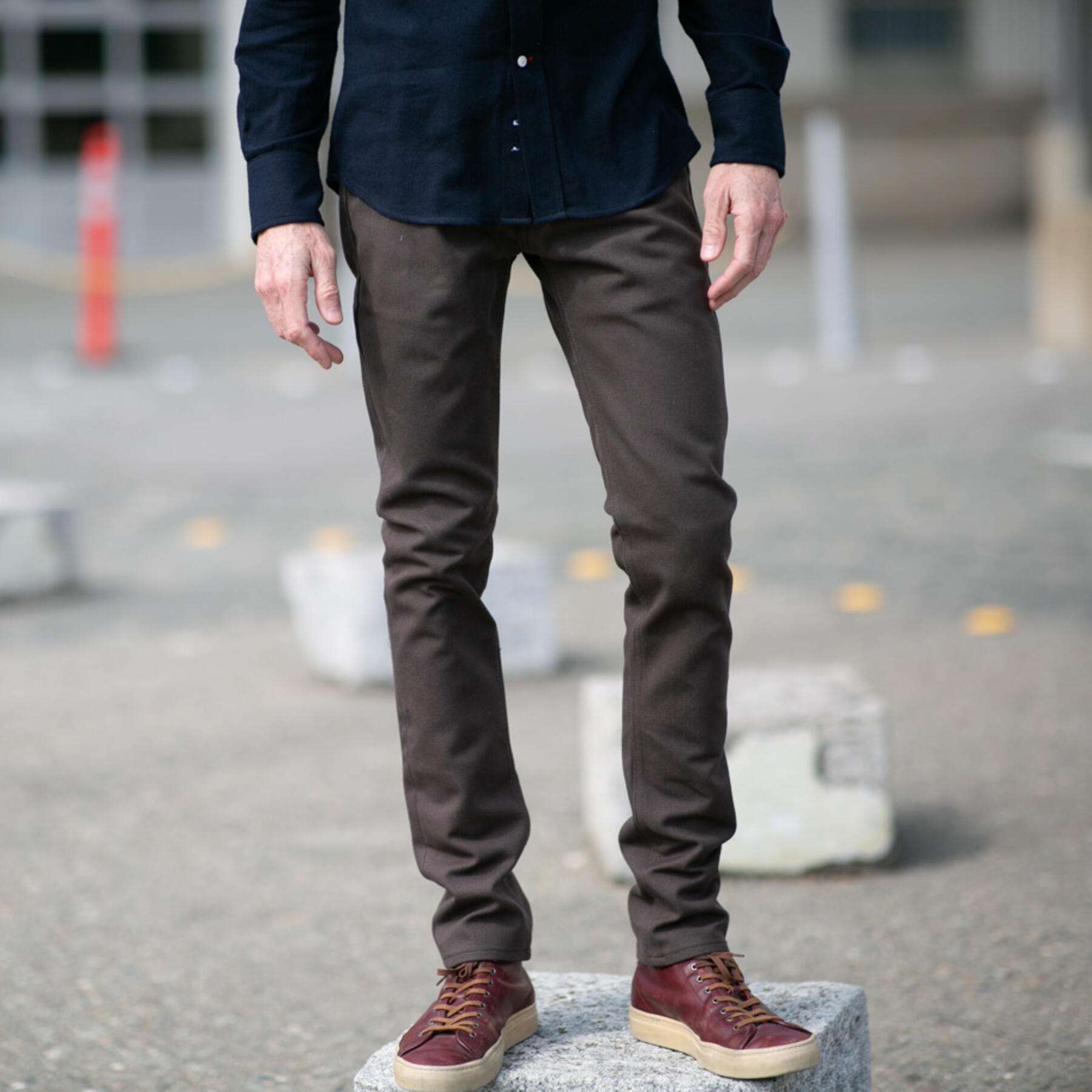 gustin #45 beast duck 5 pocket - oak