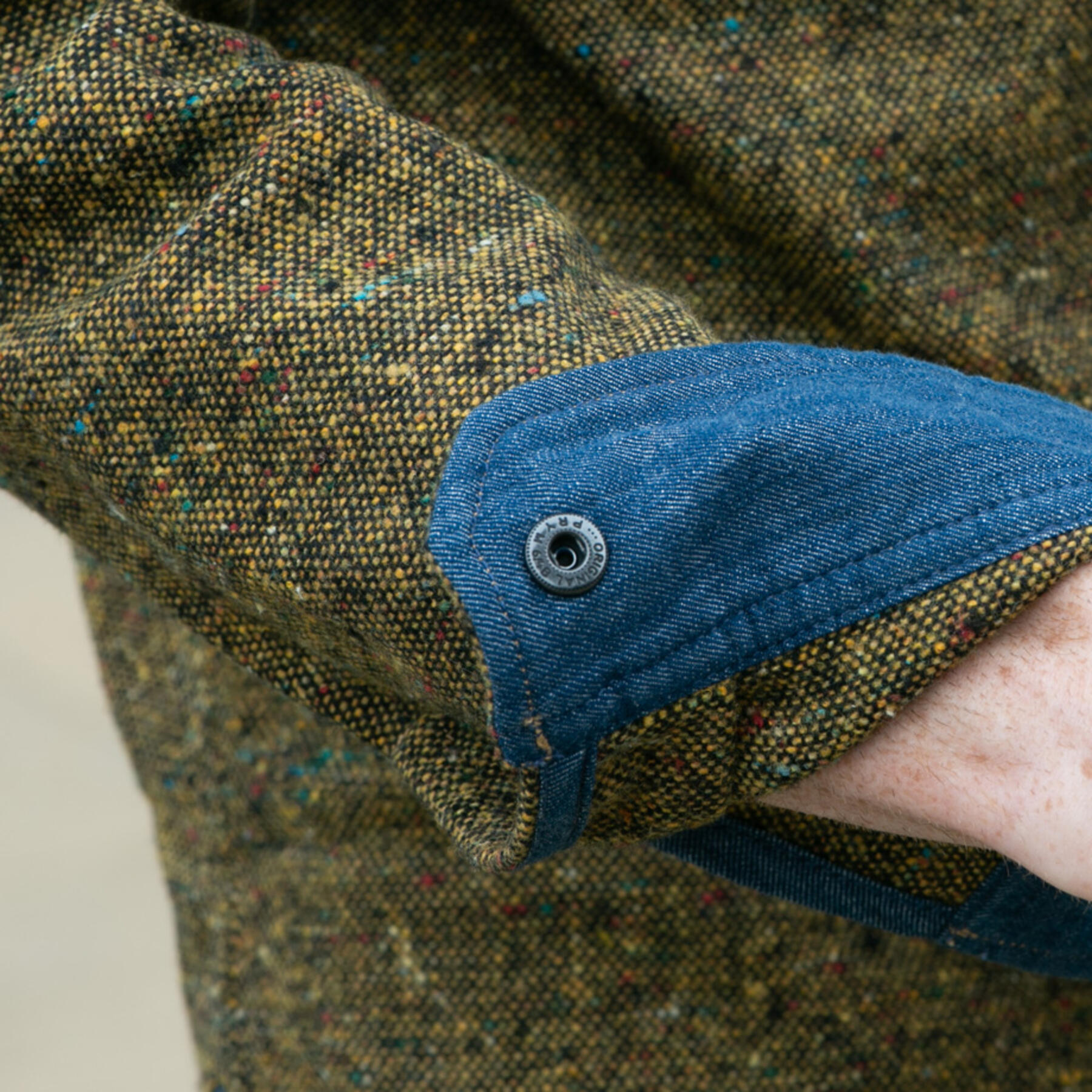 gustin #19 acid rainbow nep wool cpo