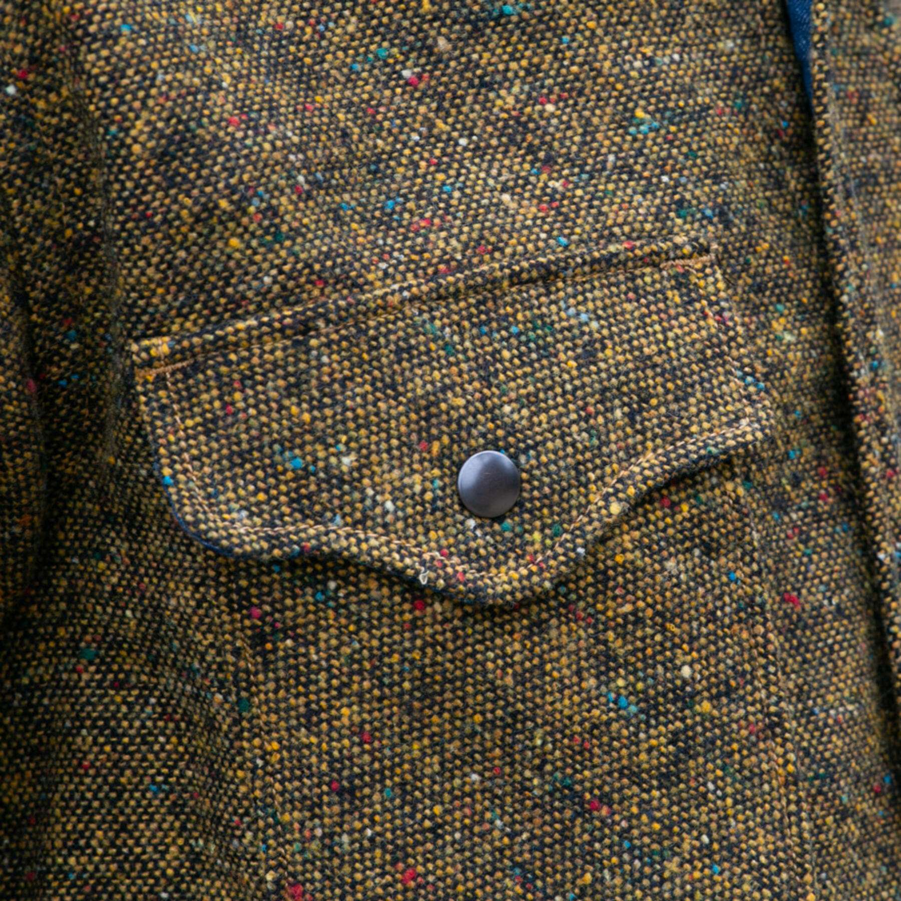 gustin #19 acid rainbow nep wool cpo