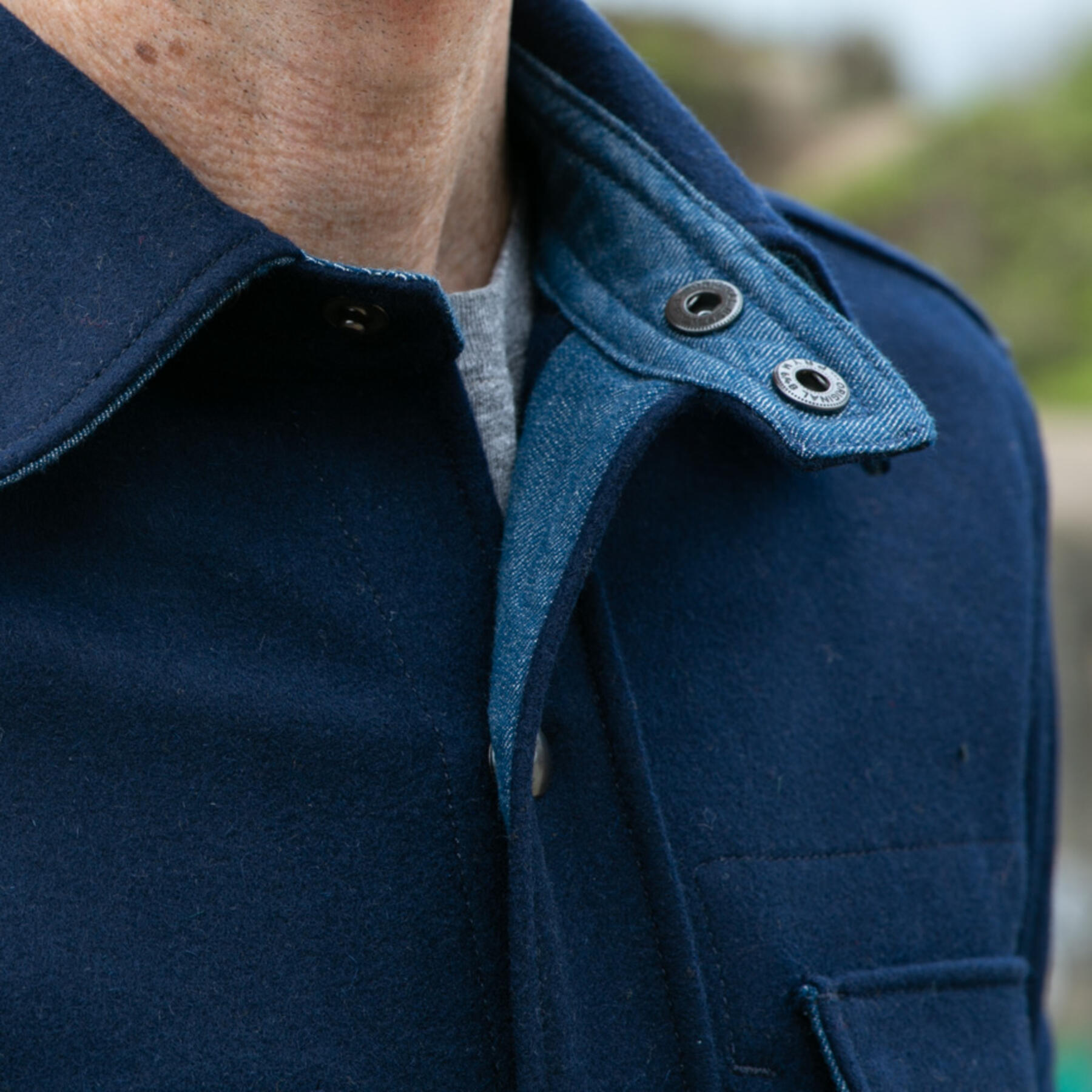 gustin #10 navy wool cpo
