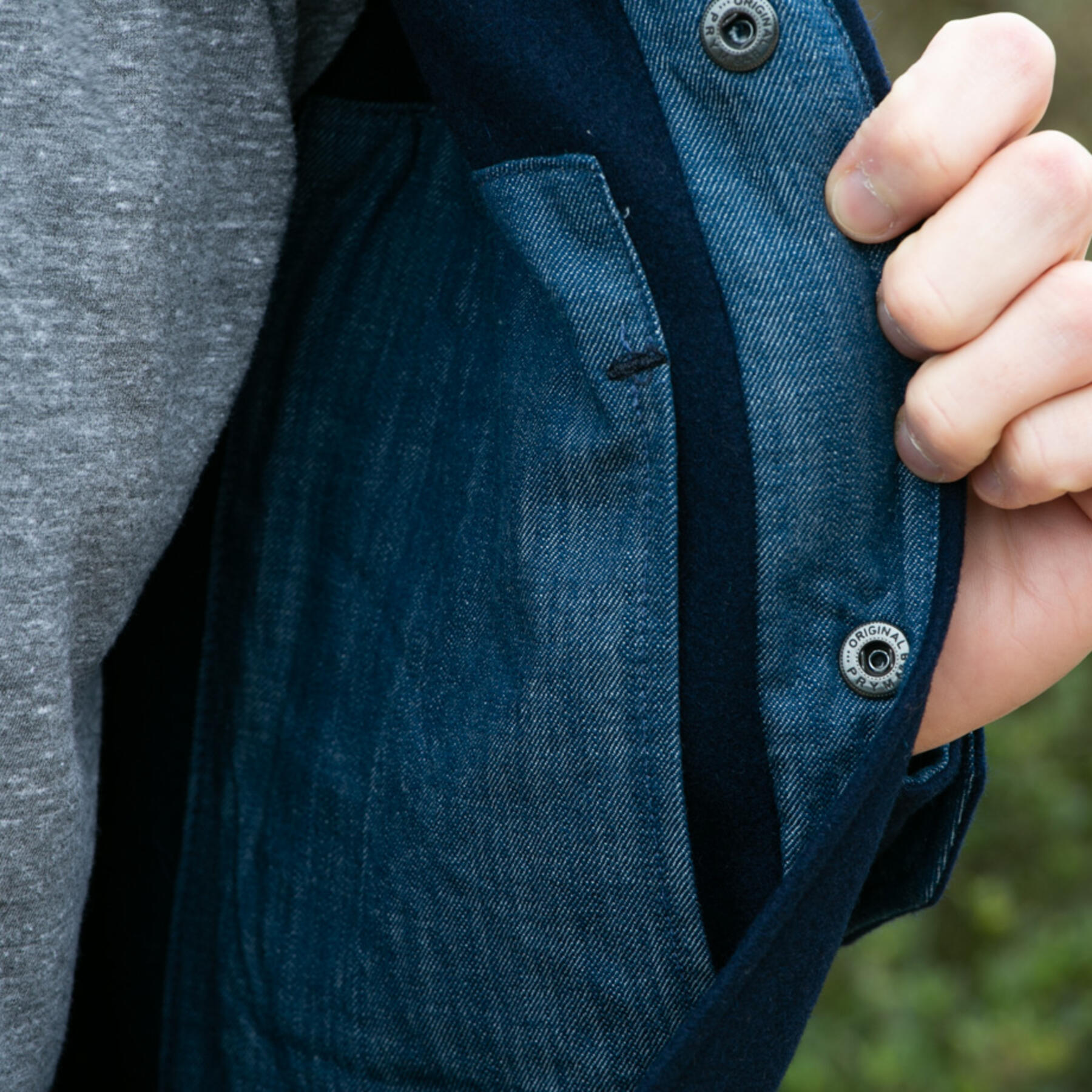 gustin #10 navy wool cpo