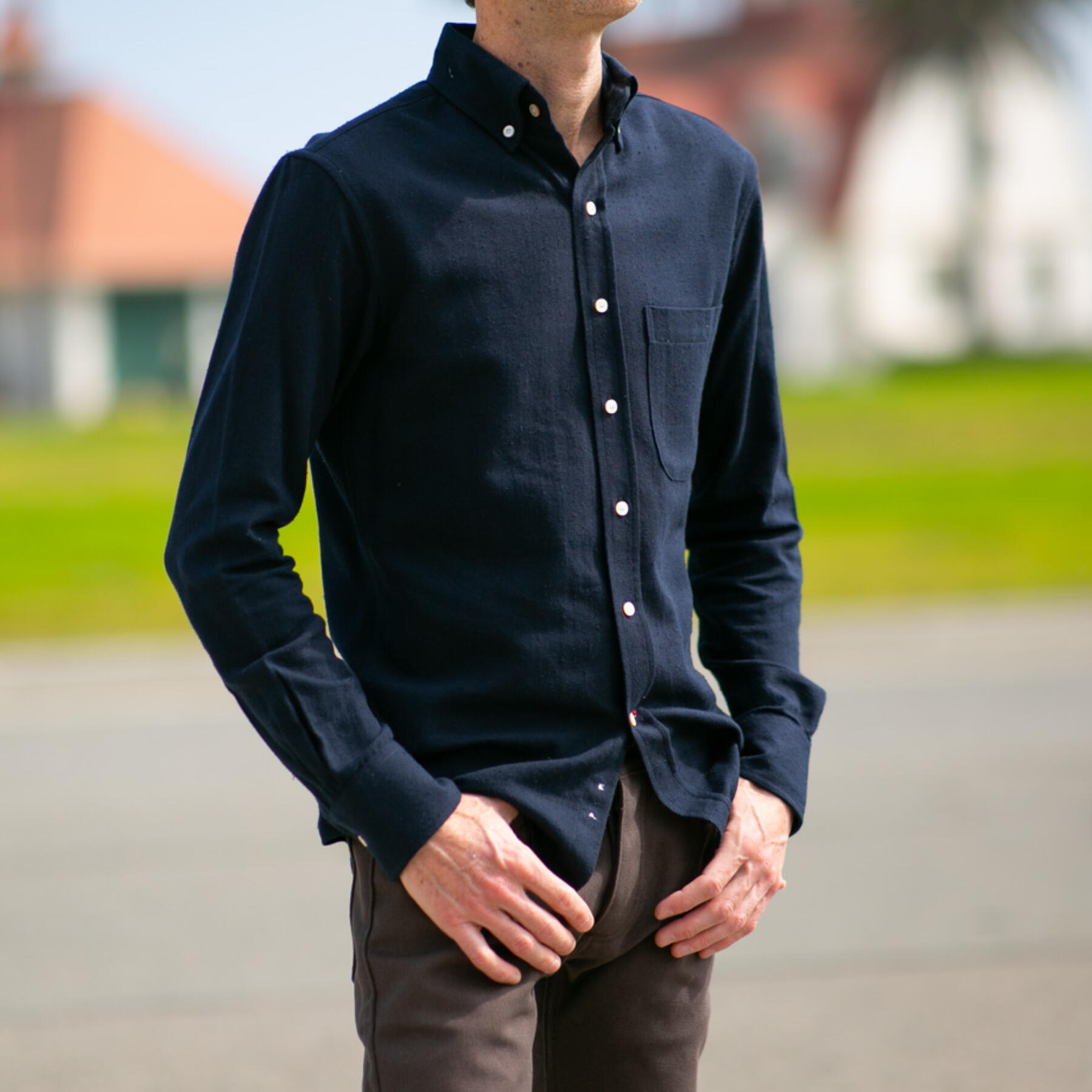 gustin #779 rustic silk nep - navy