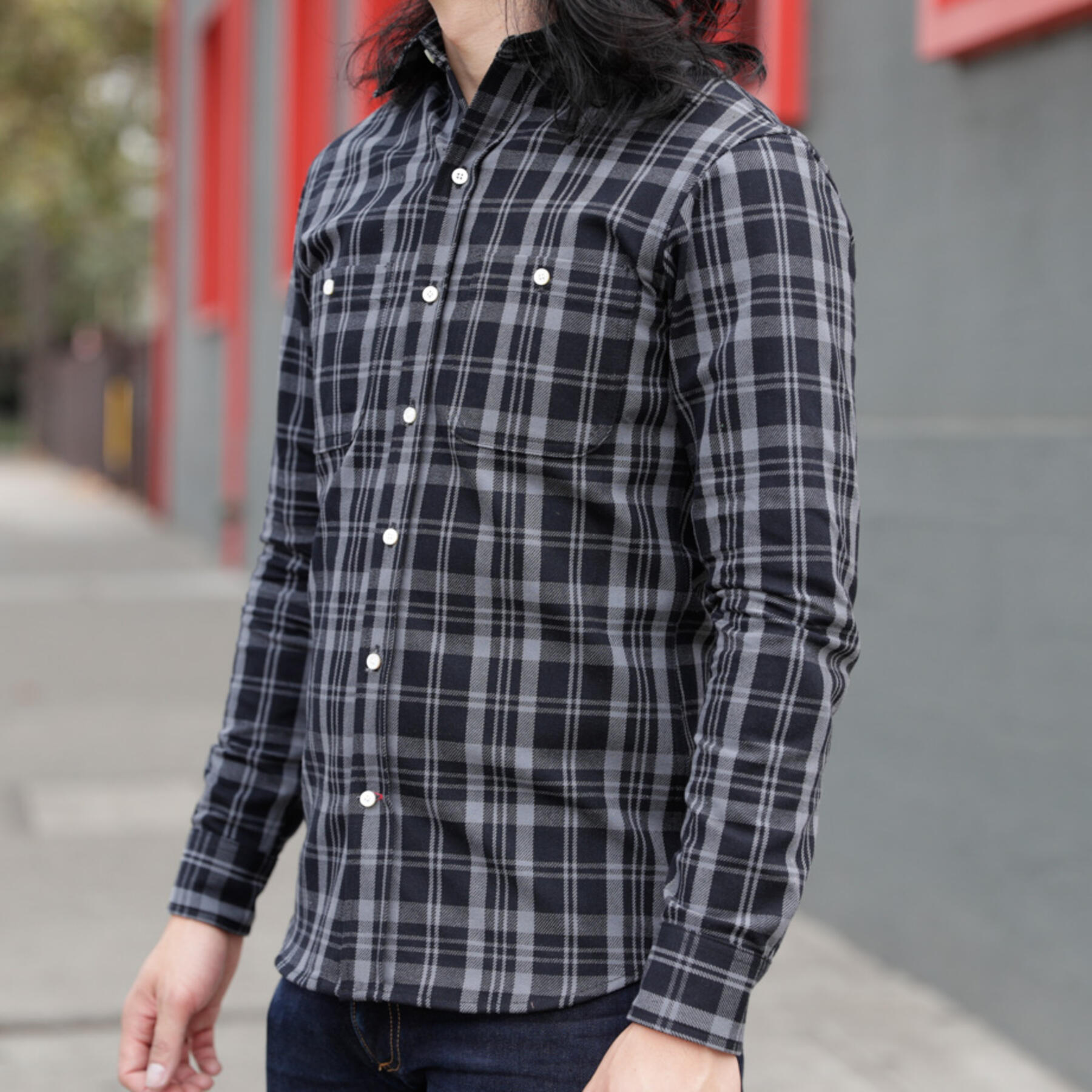 gustin #785 monster plaid - titaniumxblack